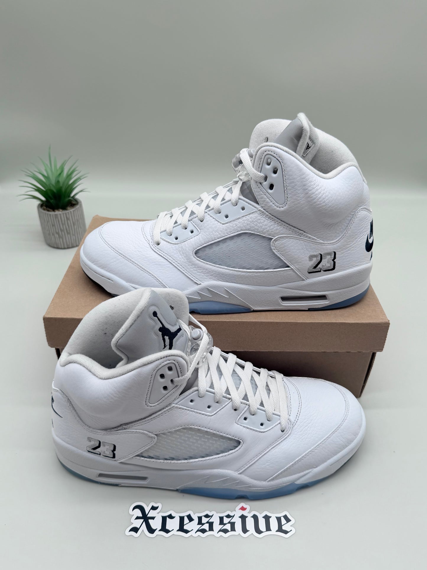 Jordan 5 White Metallic