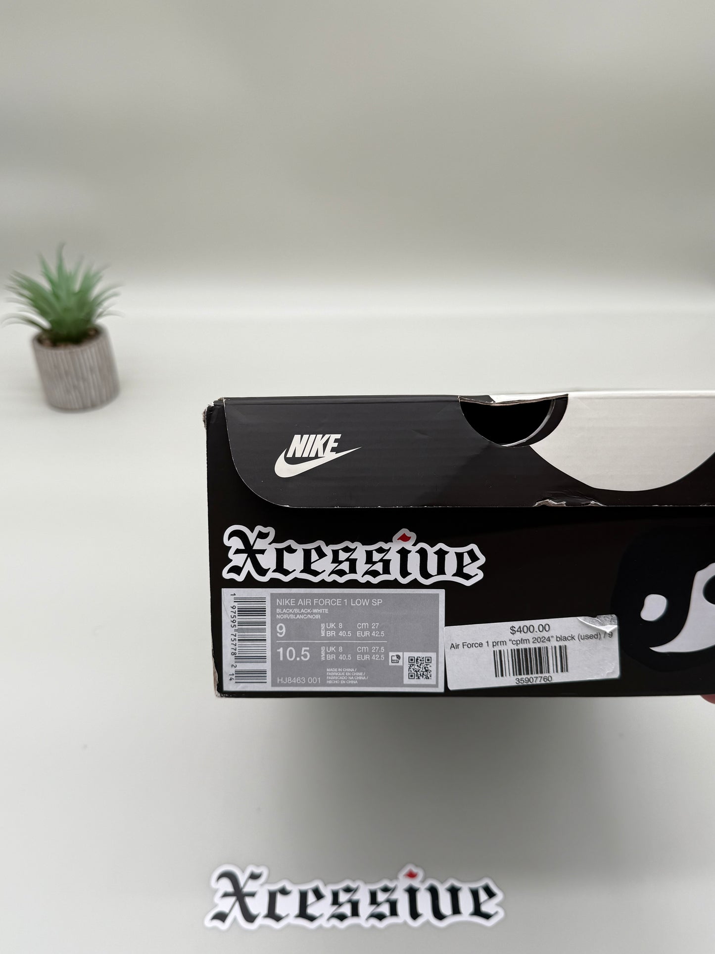 Nike Air Force 1 CPFM Black