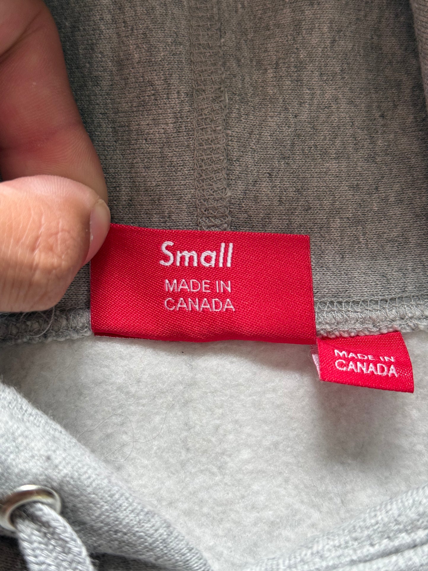 Supreme Cross Box Logo Hoodie Heather Grey