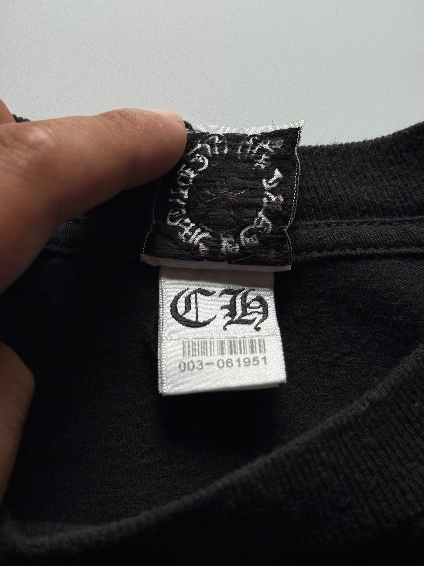 Chrome Hearts Blue Plus Cross Longsleeve