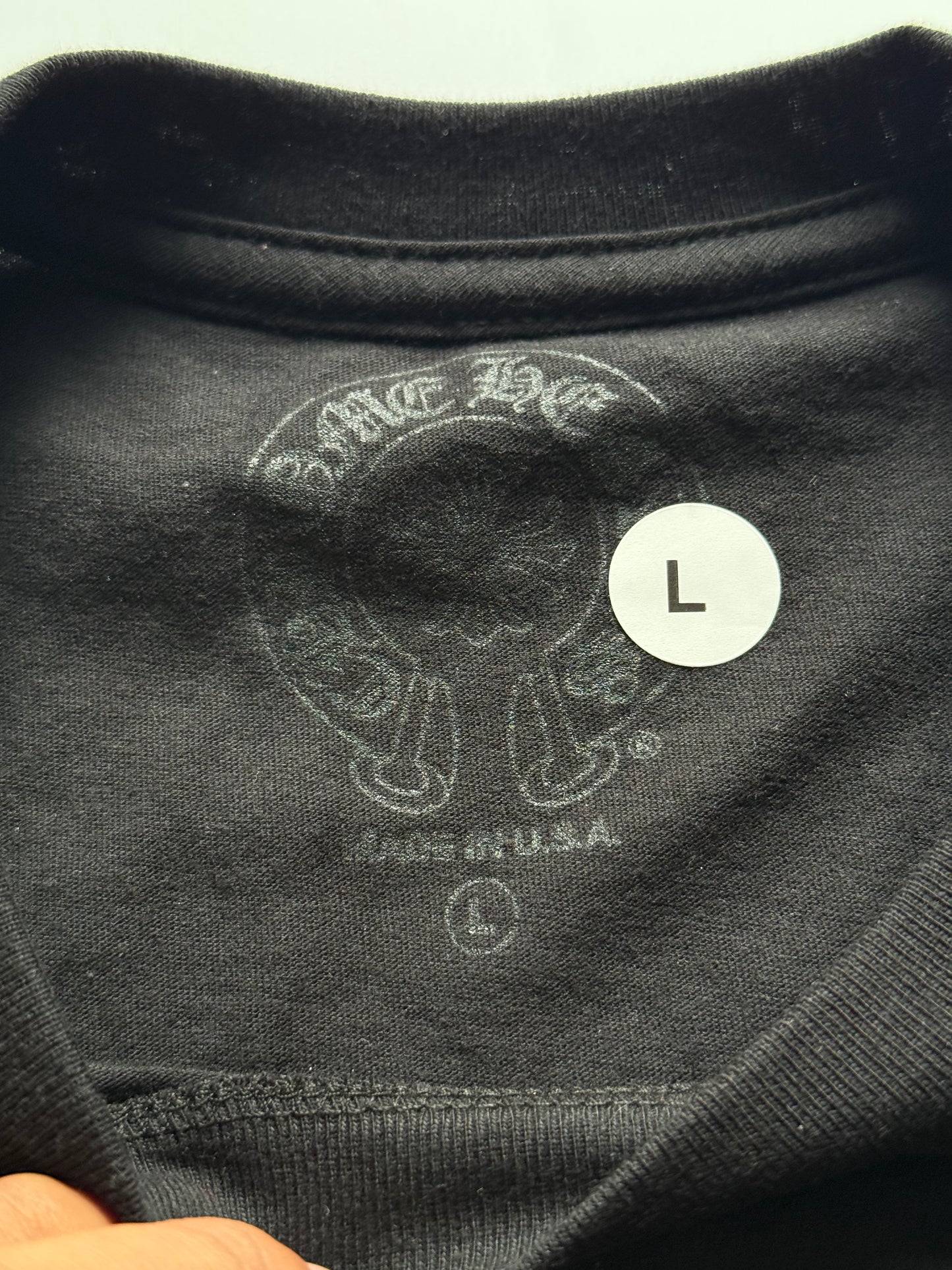 Chrome Hearts Scroll Logo Tee