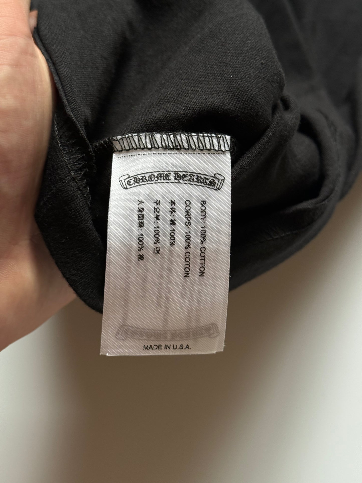 Chrome Hearts Scroll Logo Tee