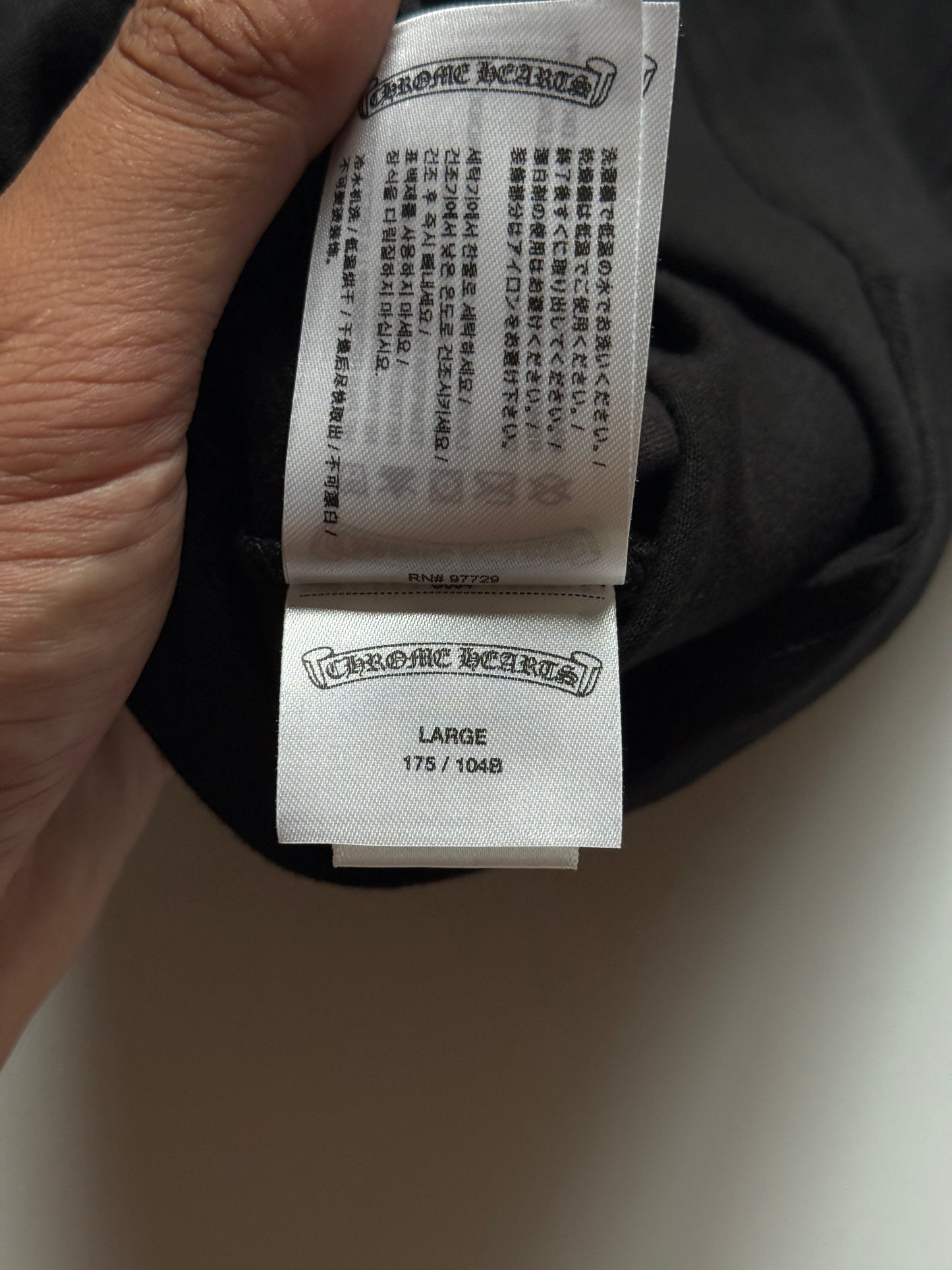 Chrome Hearts Scroll Logo Tee