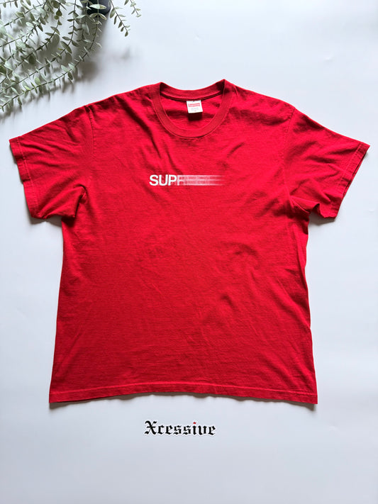 Supreme Motion Logo Red Tee