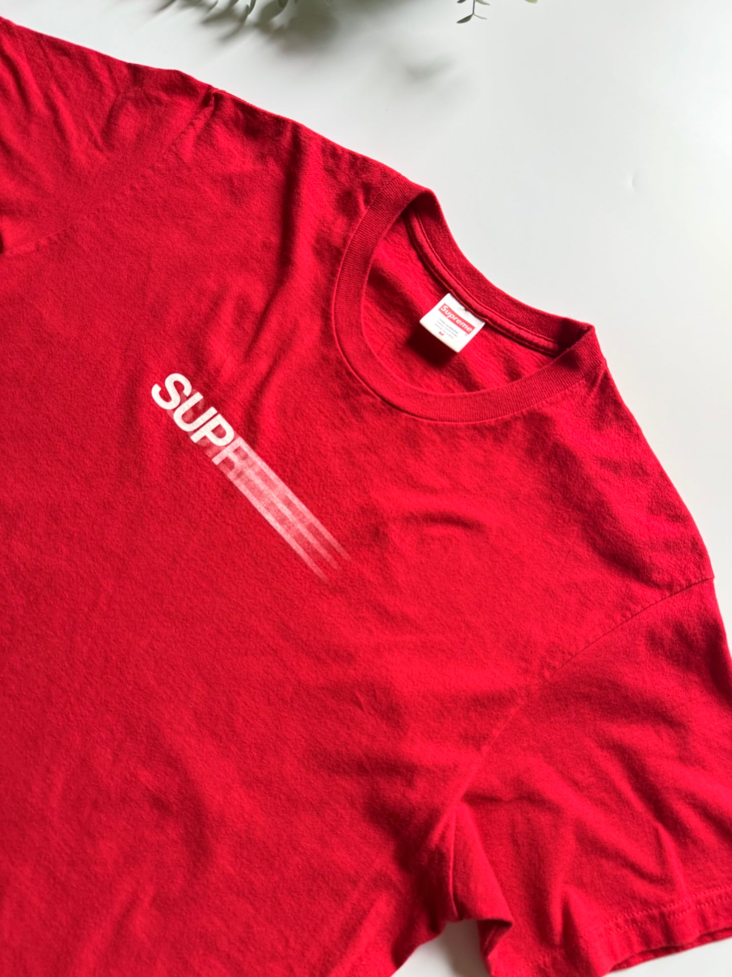 Supreme Motion Logo Red Tee