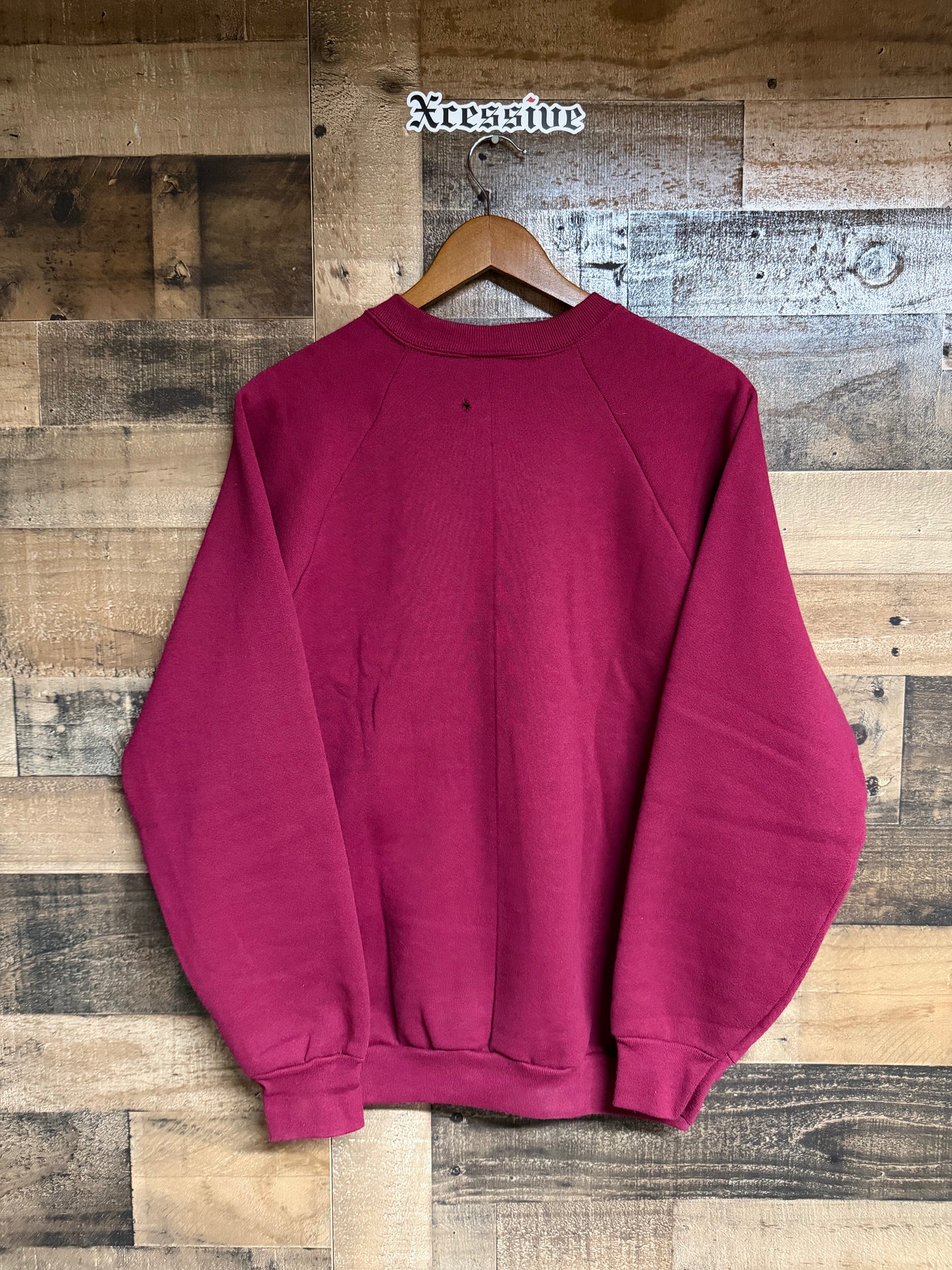 Vintage Fruit of the Loom Burgundy Crewneck
