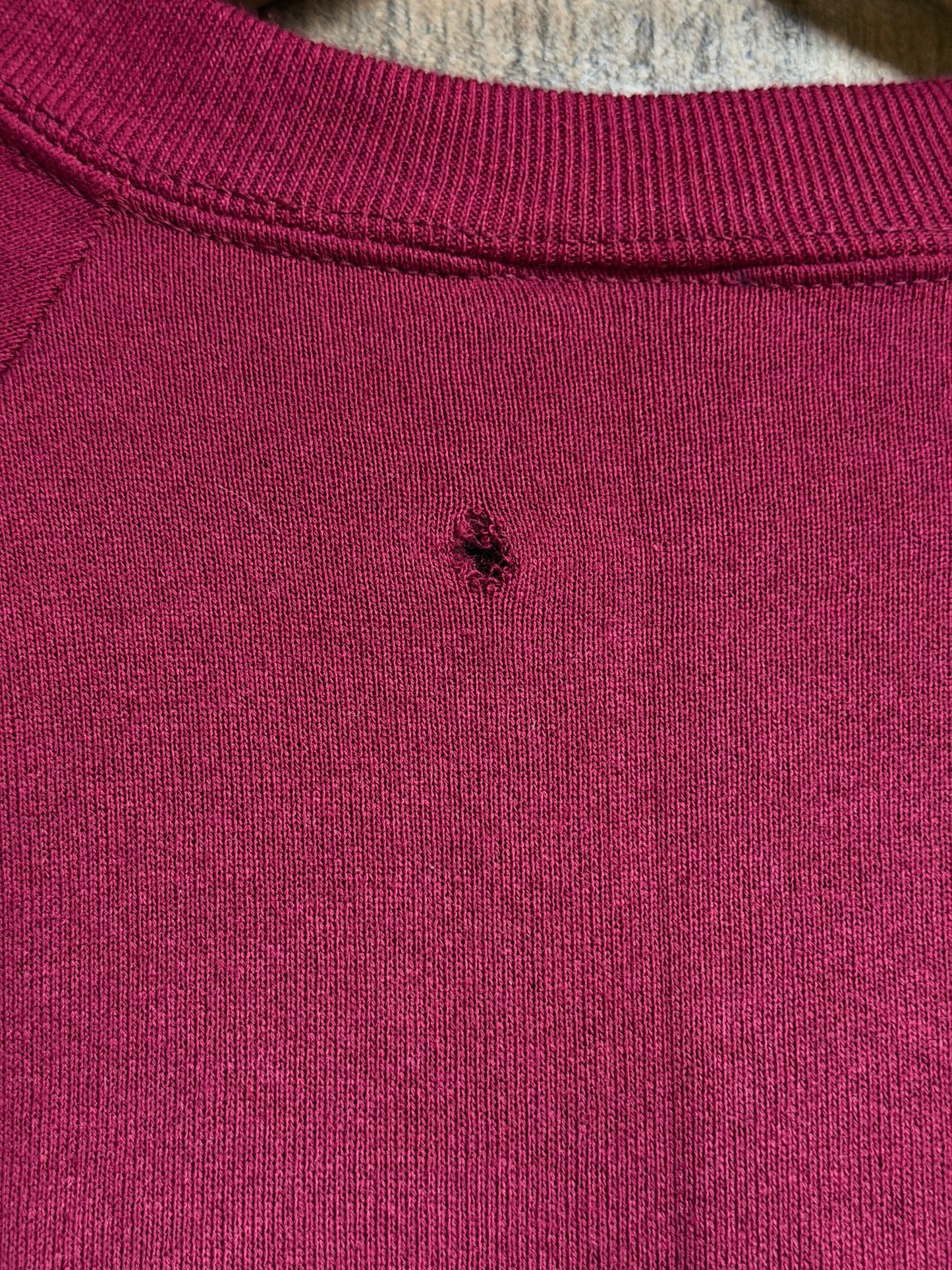 Vintage Fruit of the Loom Burgundy Crewneck
