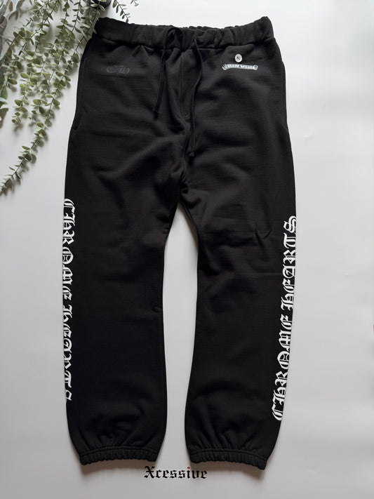 Chrome Hearts Scroll Logo Sweatpants