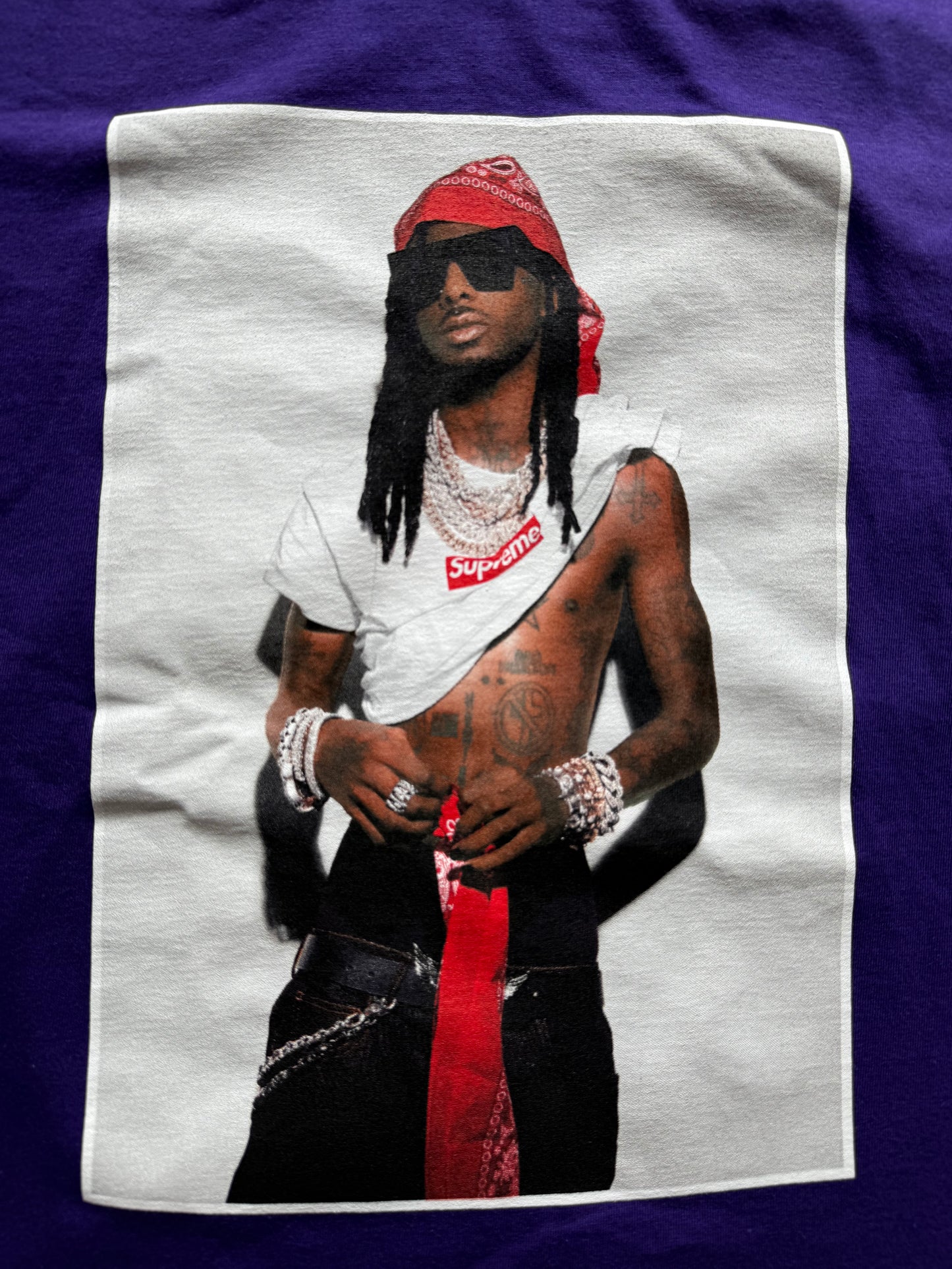 Supreme Playboi Carti Purple Tee
