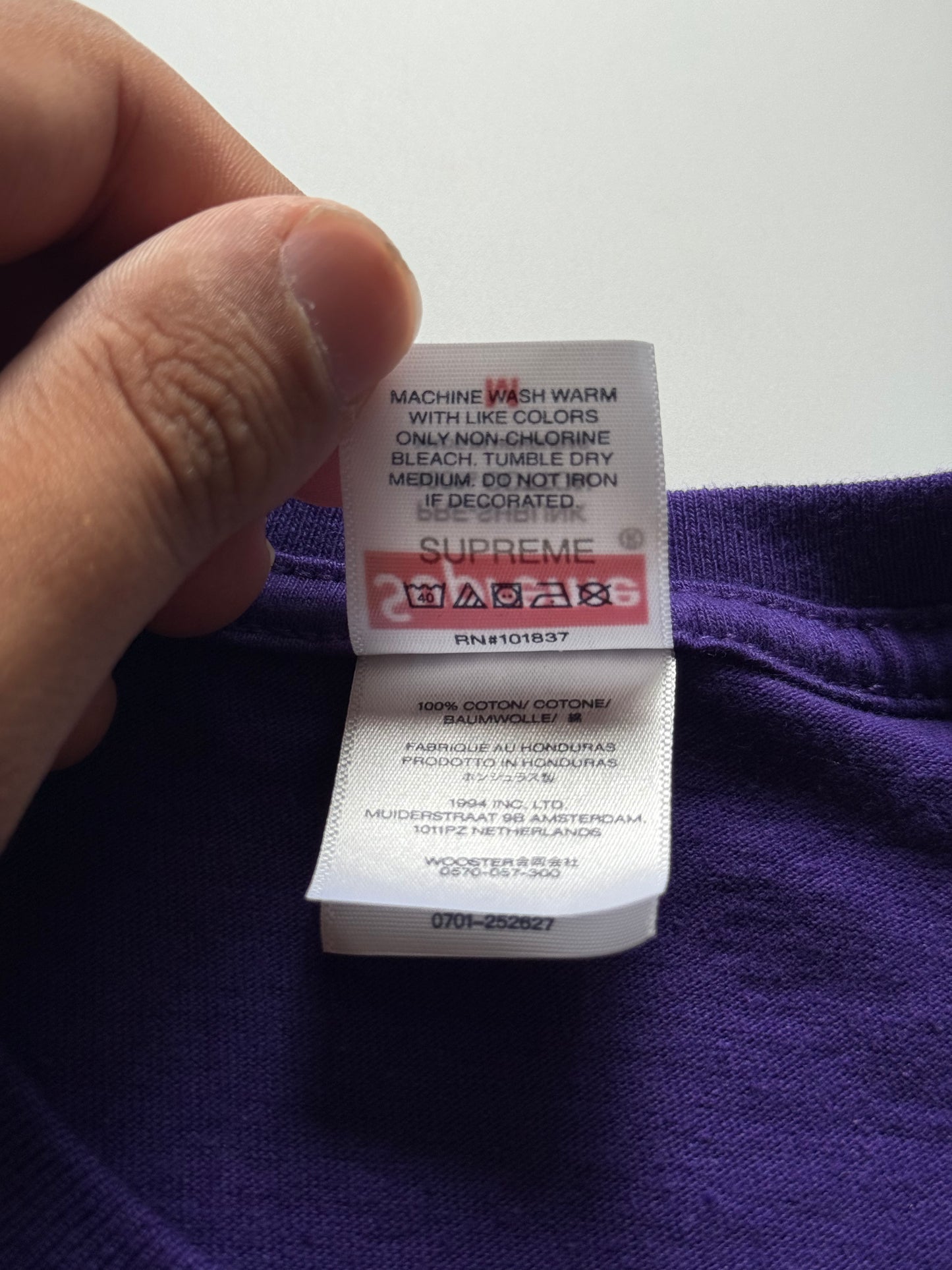 Supreme Playboi Carti Purple Tee