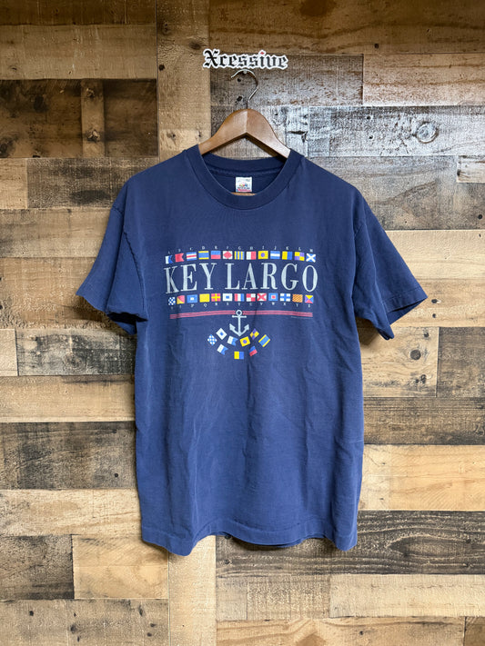 Vintage Key Largo Florida Souvenir Tee