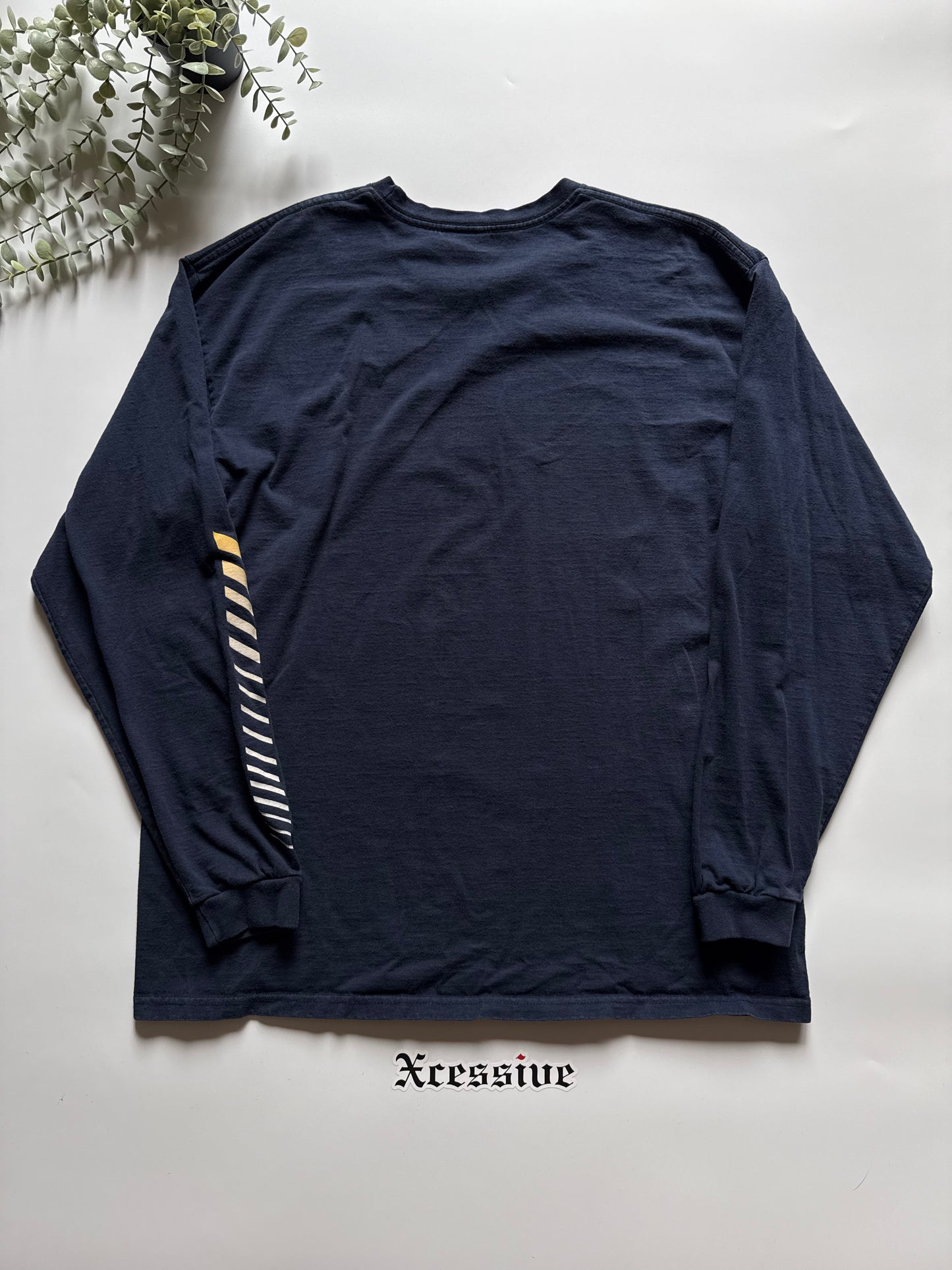 Y2K Nike Navy/Yellow Longsleeve