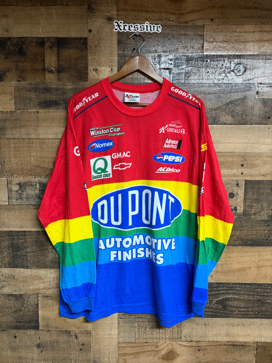 Vintage Jeff Gordon Dupont NASCAR Longsleeve Shirt