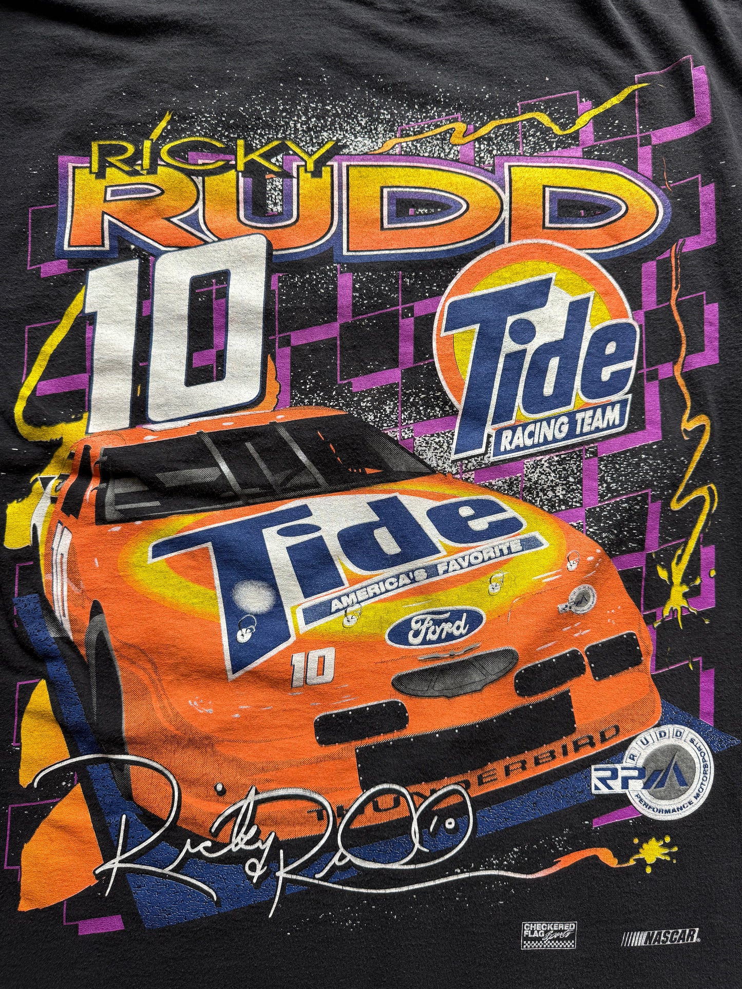 Y2K NASCAR Ricky Rudd Tide Tee