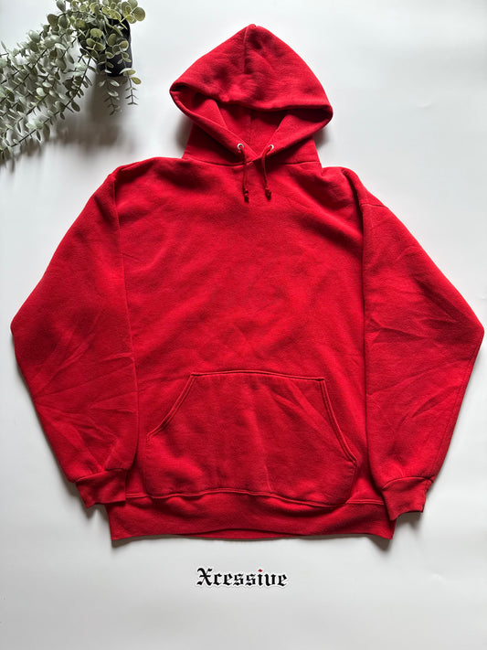 Vintage Russell Athletic Super Weights Red Hoodie