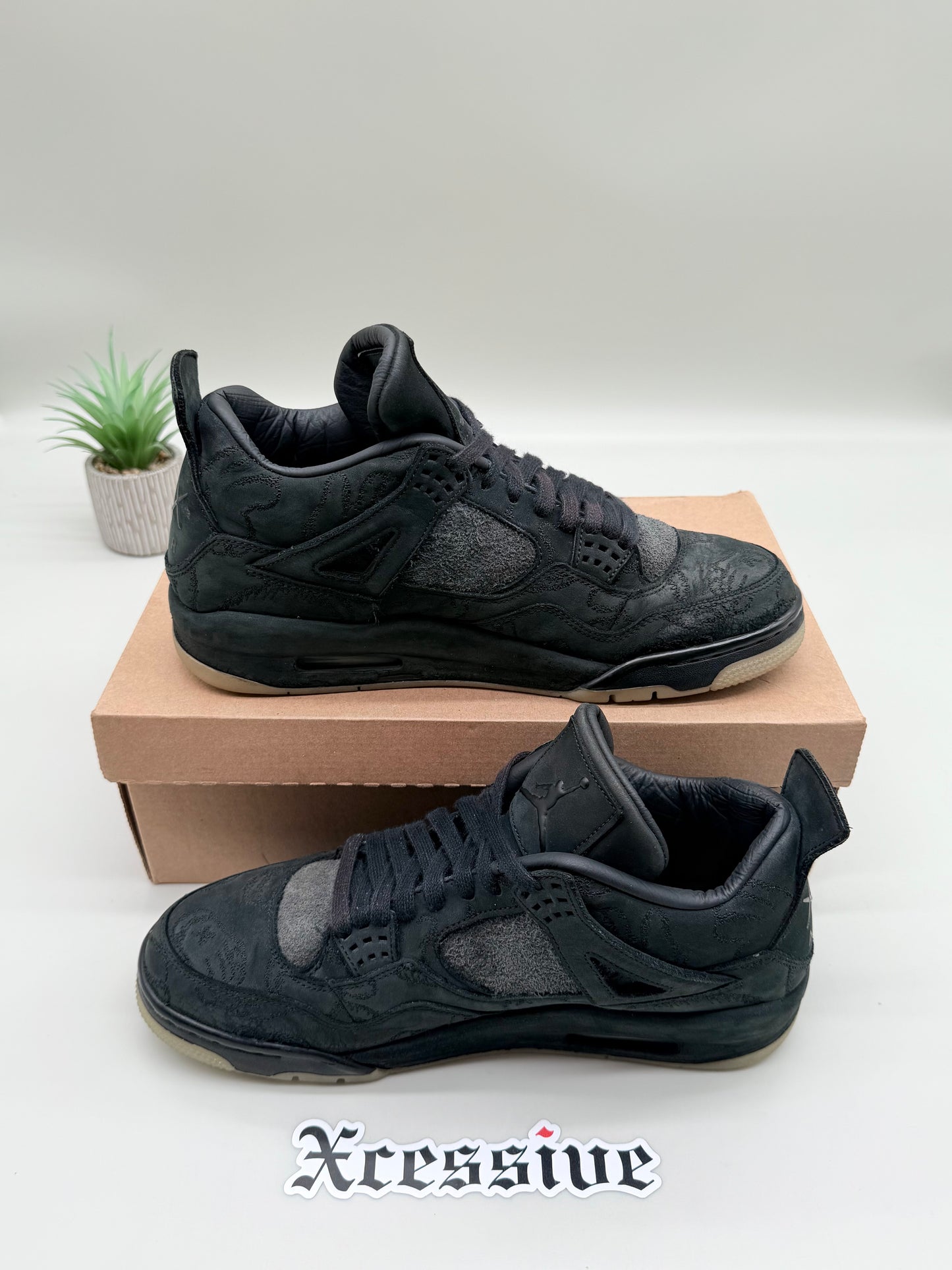 Jordan 4 KAWS Black
