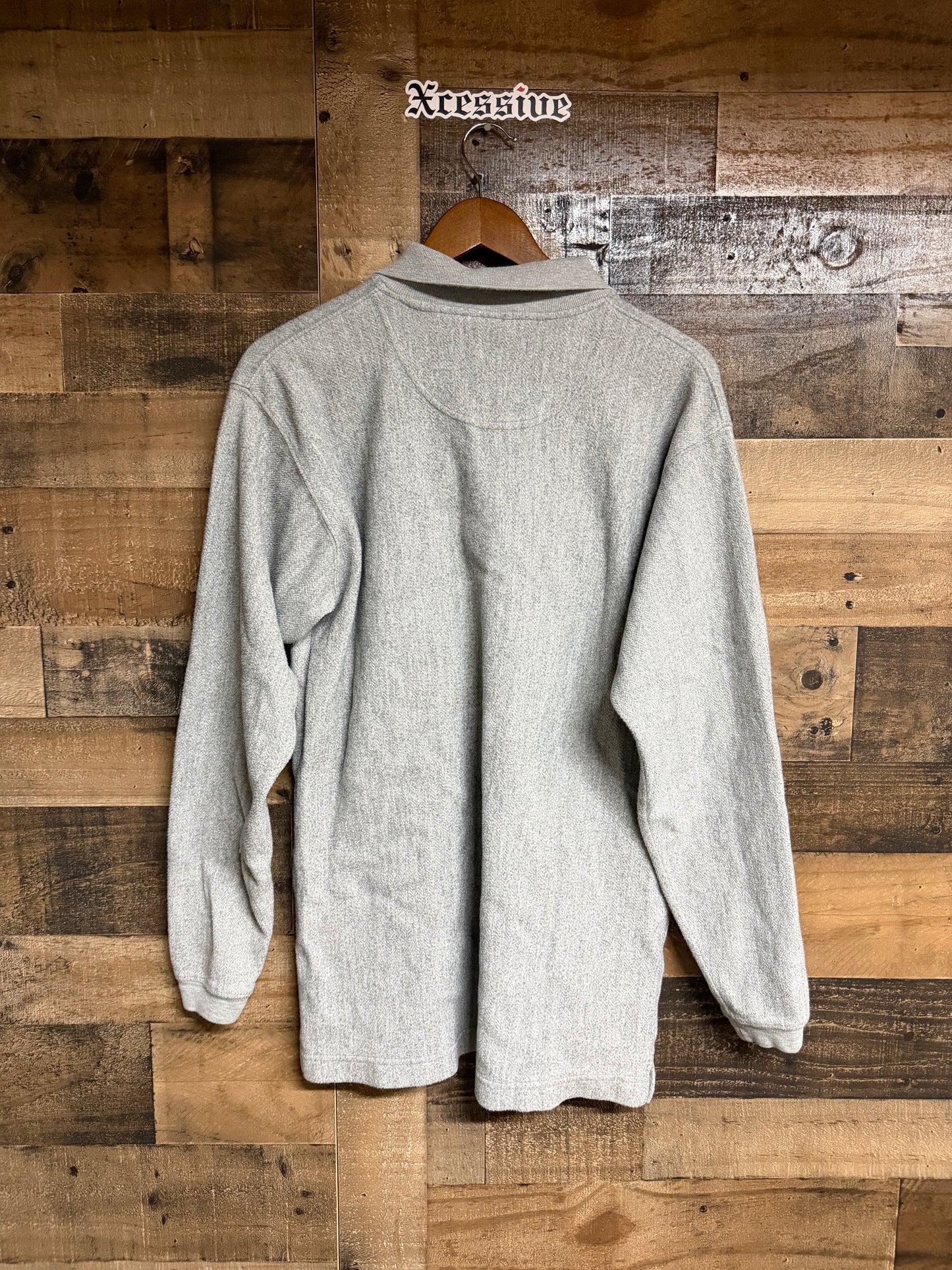Vintage New England Patriots Long Sleeve Polo