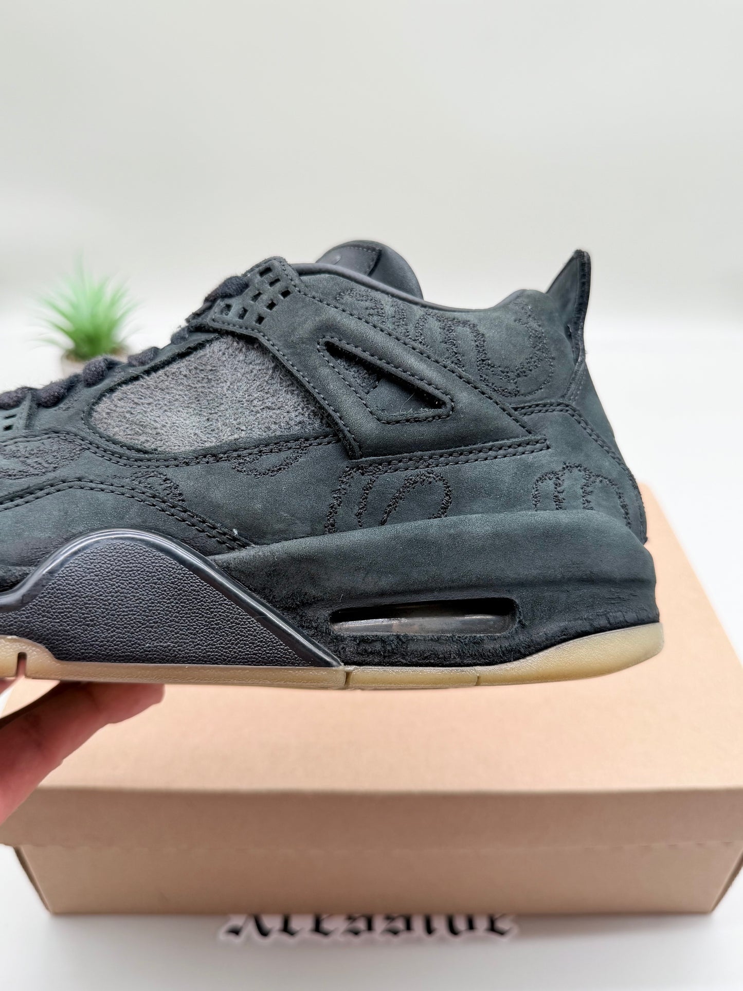 Jordan 4 KAWS Black