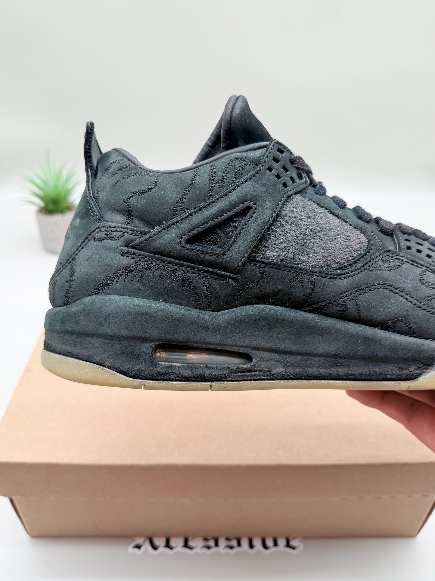 Jordan 4 KAWS Black