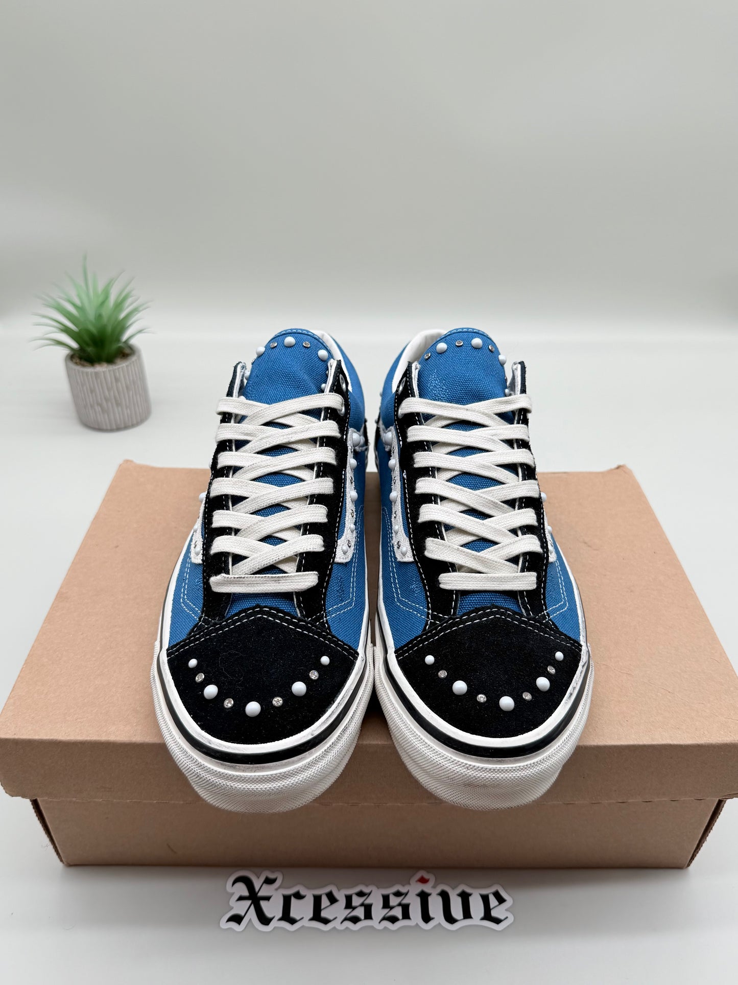 Vans Old Skool 36 Pearlized Black Navy