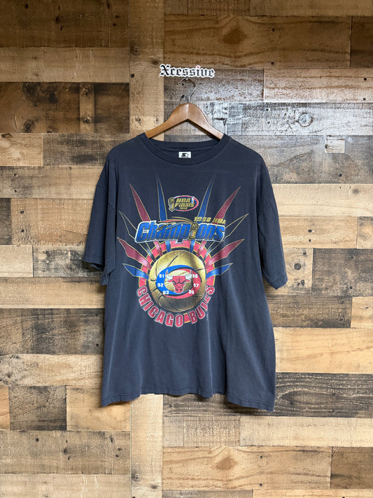Vintage Chicago Bulls 1998 NBA Finals Championship Tee