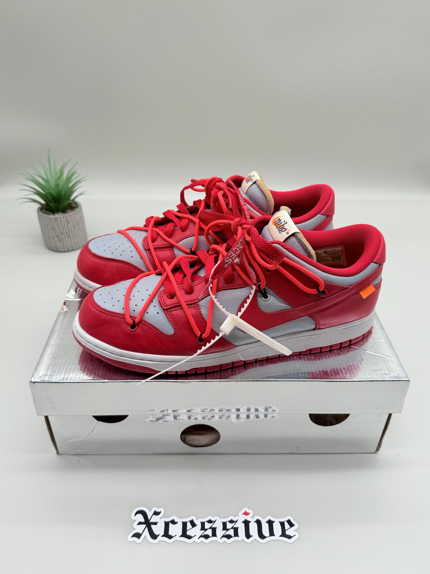 Off-White Nike Dunk Low University Red