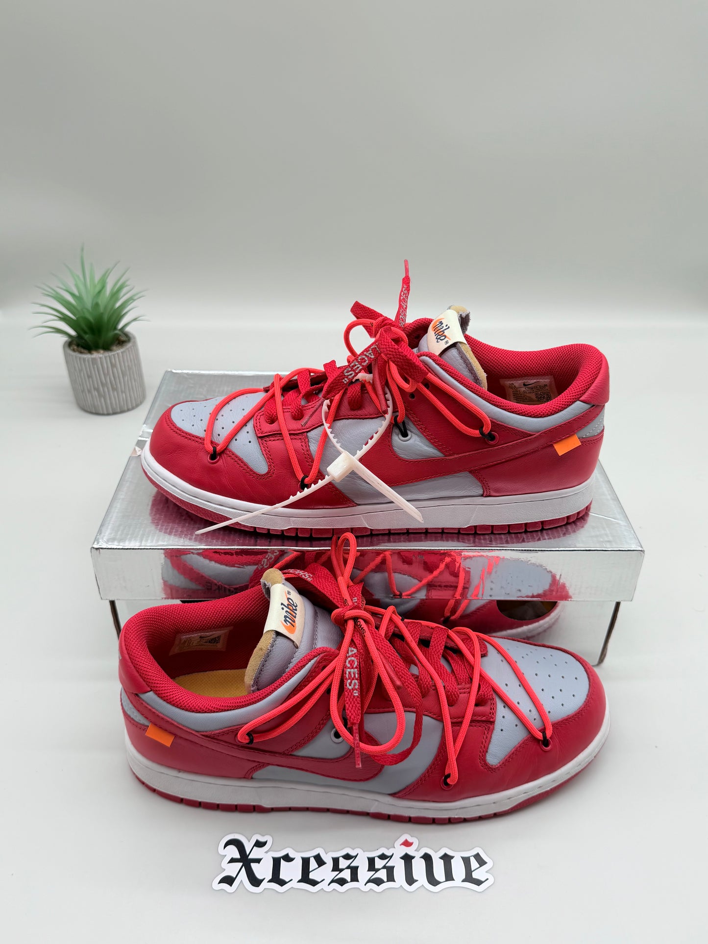 Off-White Nike Dunk Low University Red