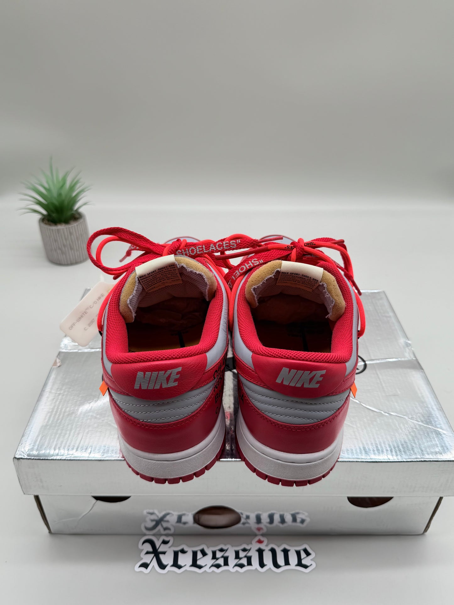 Off-White Nike Dunk Low University Red