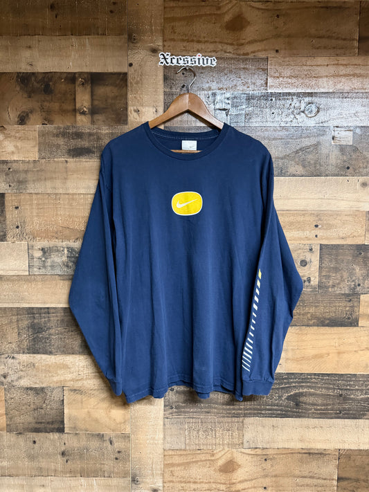 Y2K Nike Navy/Yellow Longsleeve