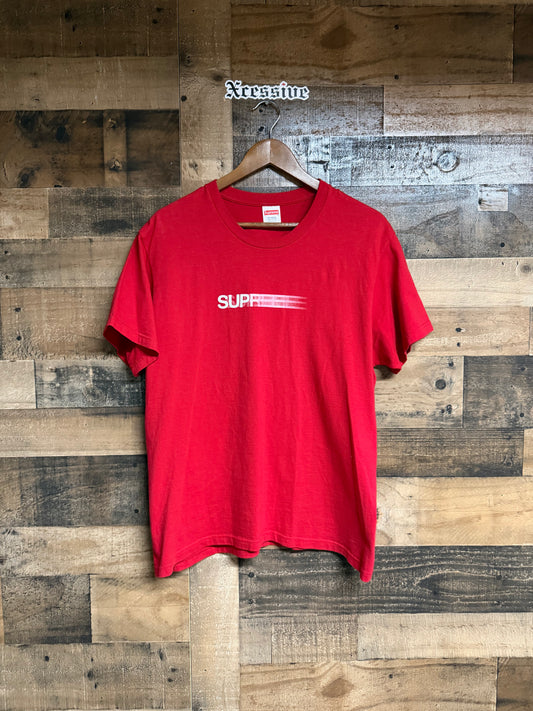 Supreme Motion Logo Red Tee