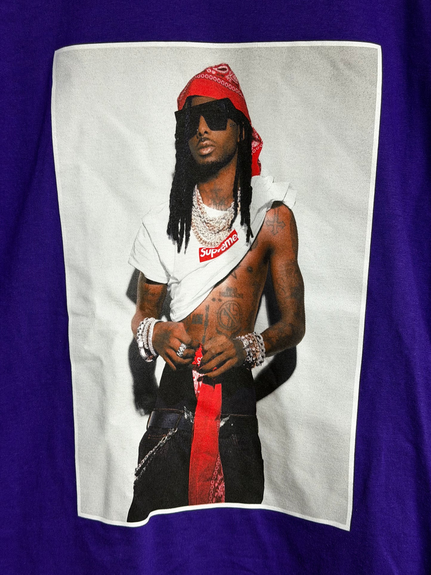 Supreme Playboi Carti Purple Tee