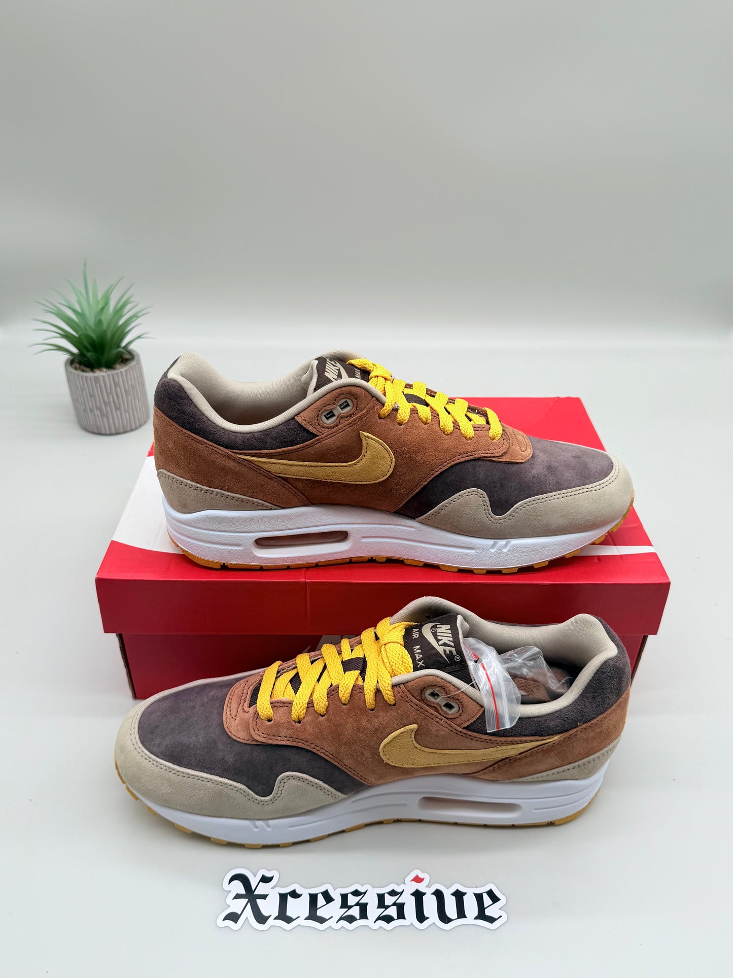 Nike Air Max 1 Duck Pecan Yellow Ochre