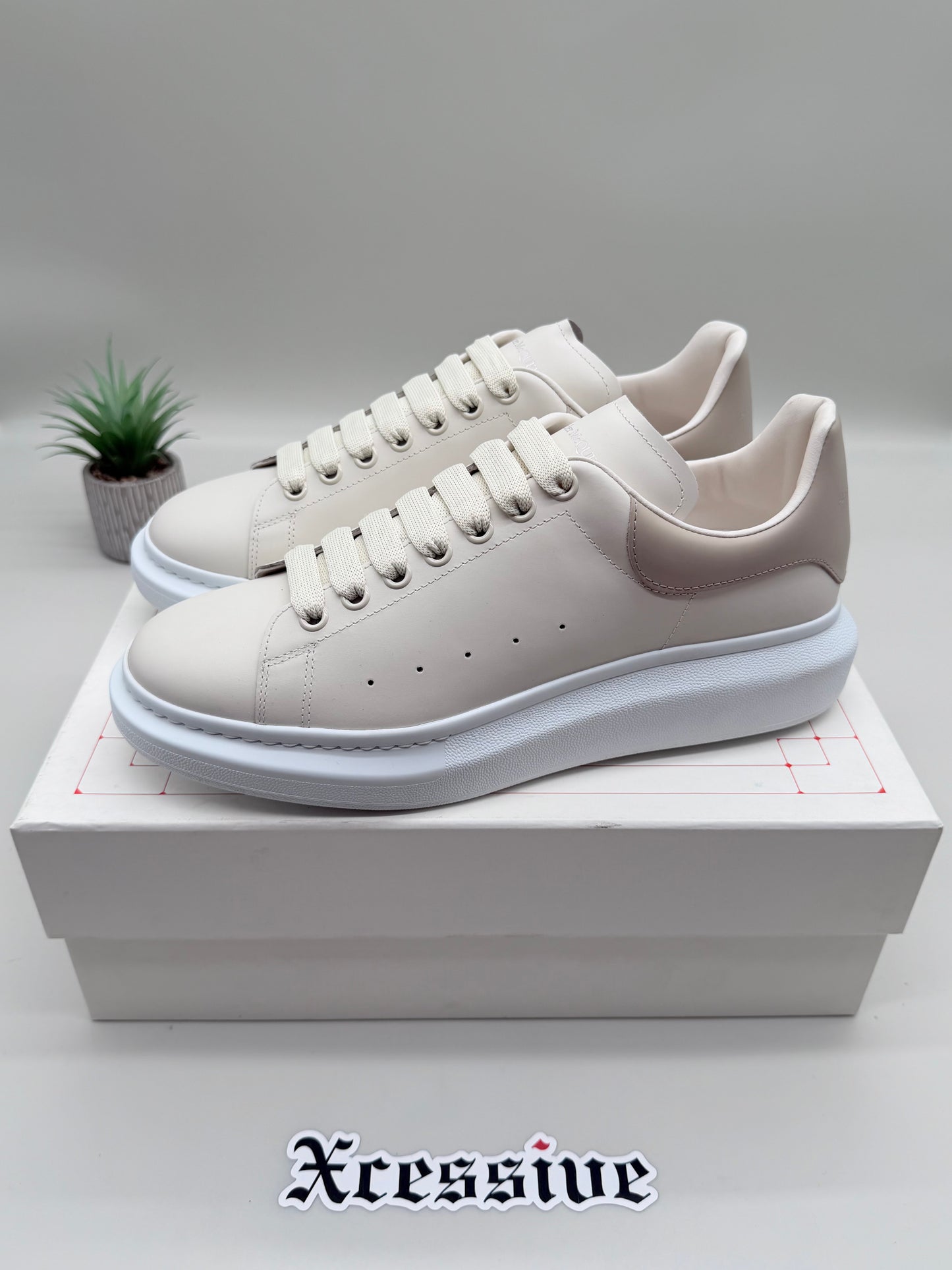 Alexander McQueen Oversized Vanilla Pale Beige
