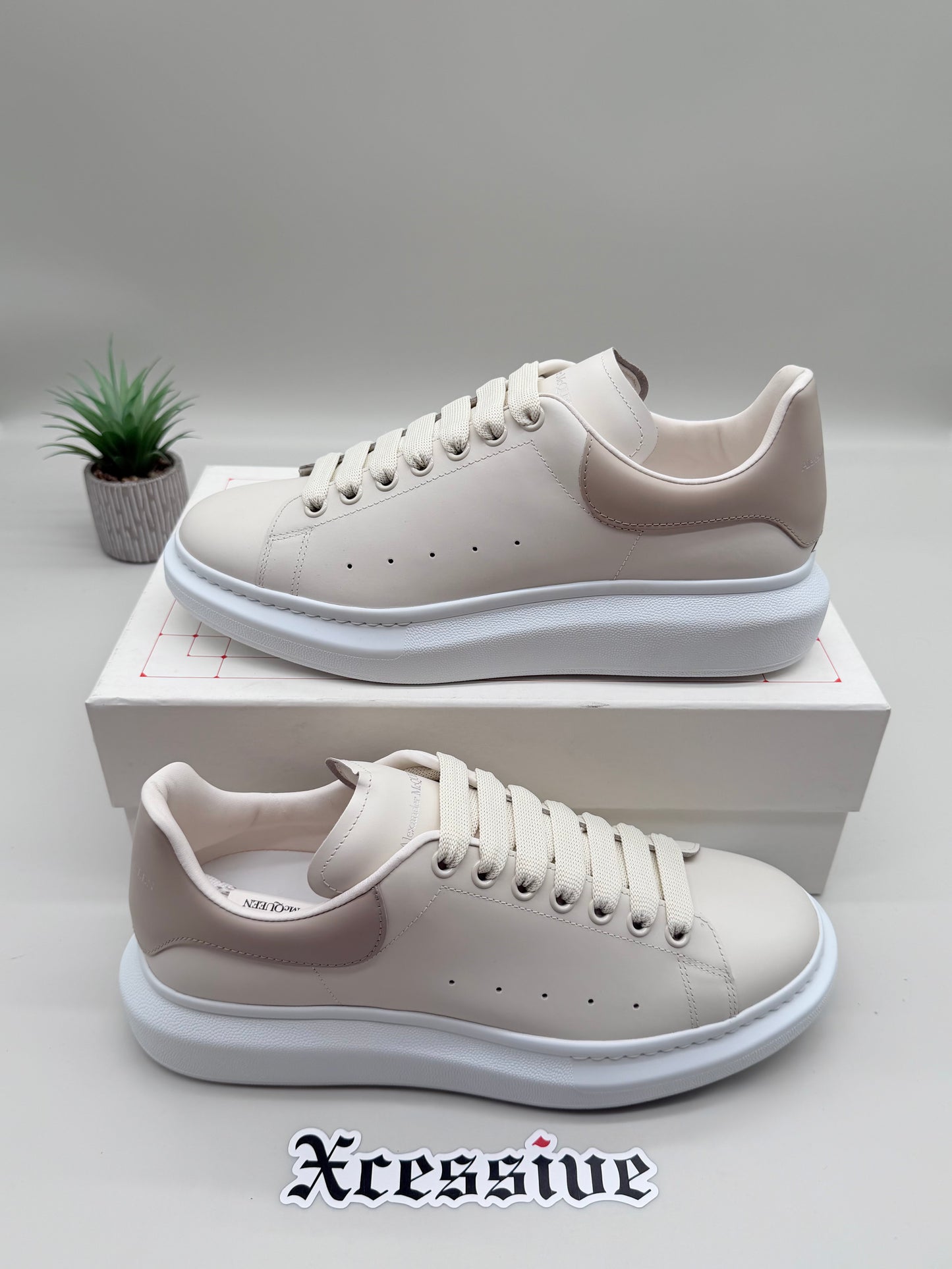 Alexander McQueen Oversized Vanilla Pale Beige