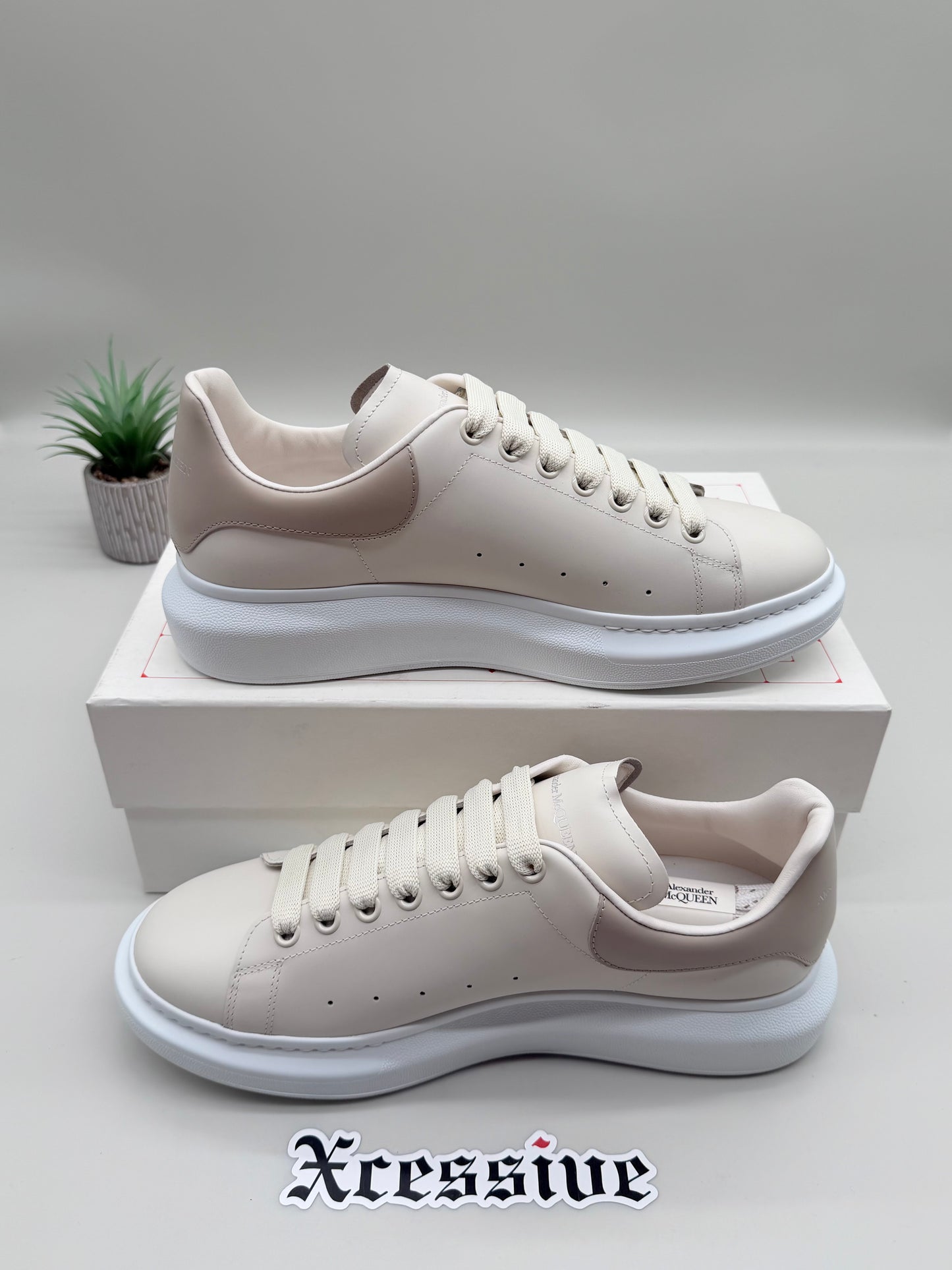 Alexander McQueen Oversized Vanilla Pale Beige