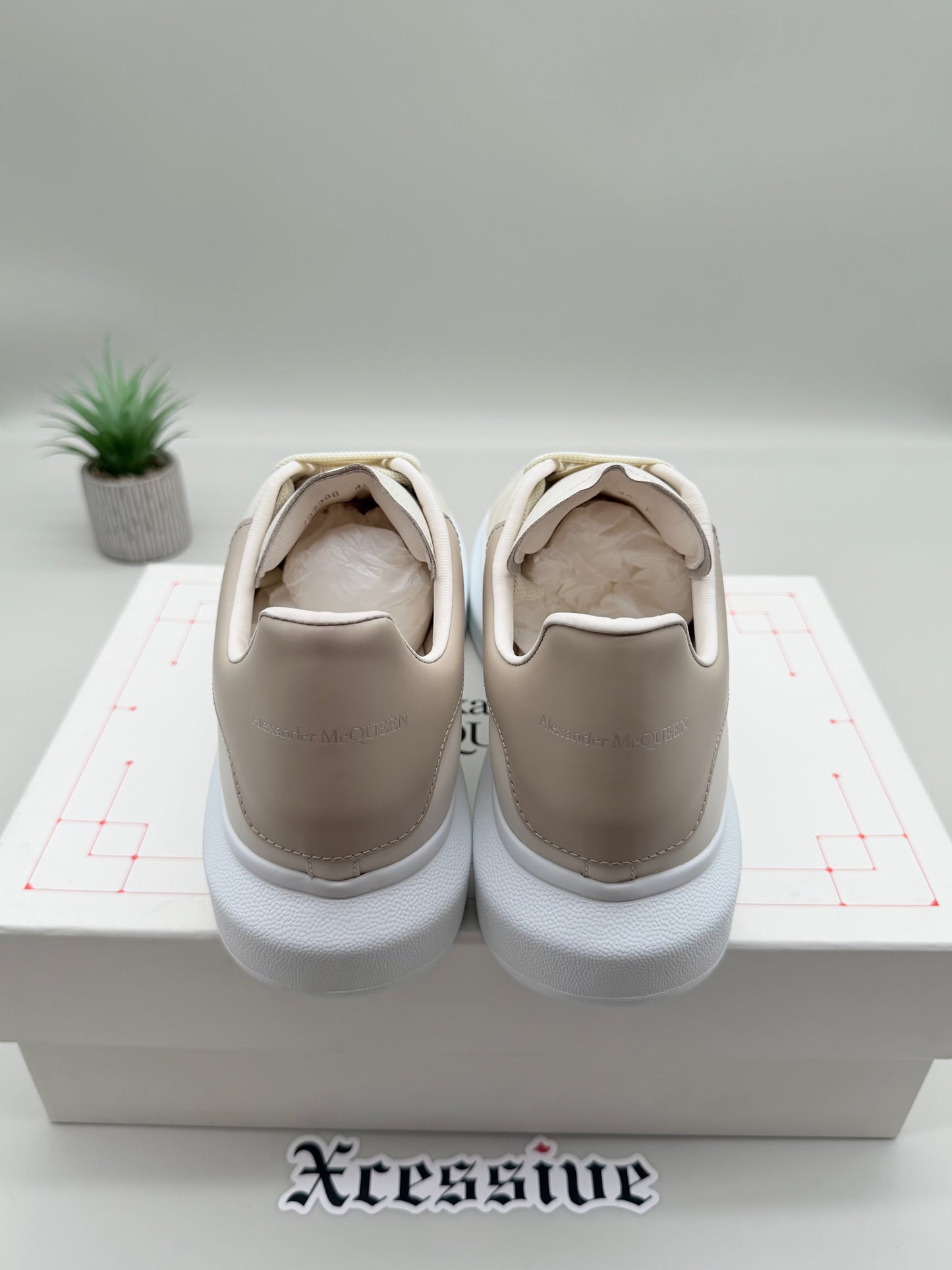 Alexander McQueen Oversized Vanilla Pale Beige