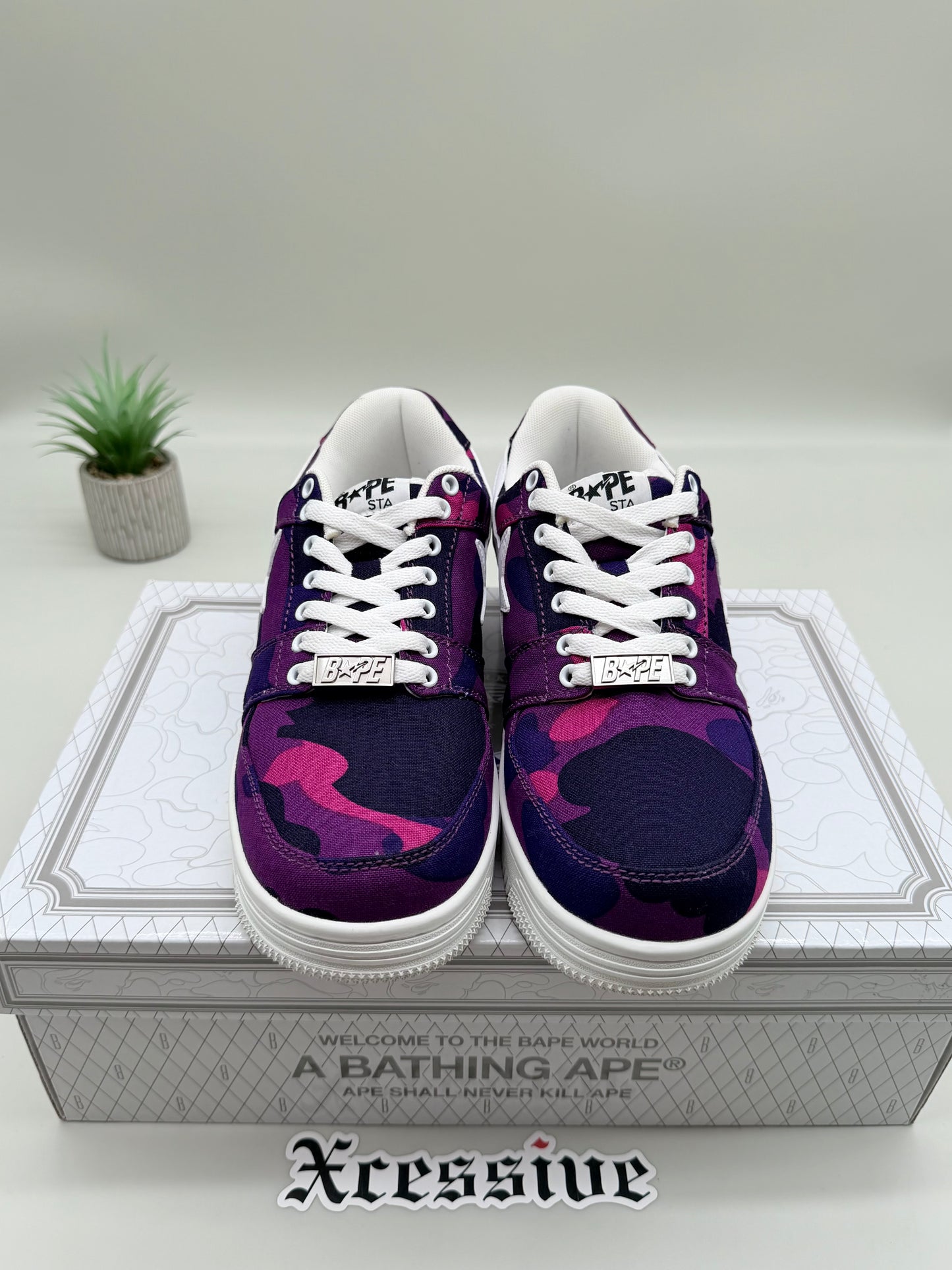 Bape Sta Low Camo Purple