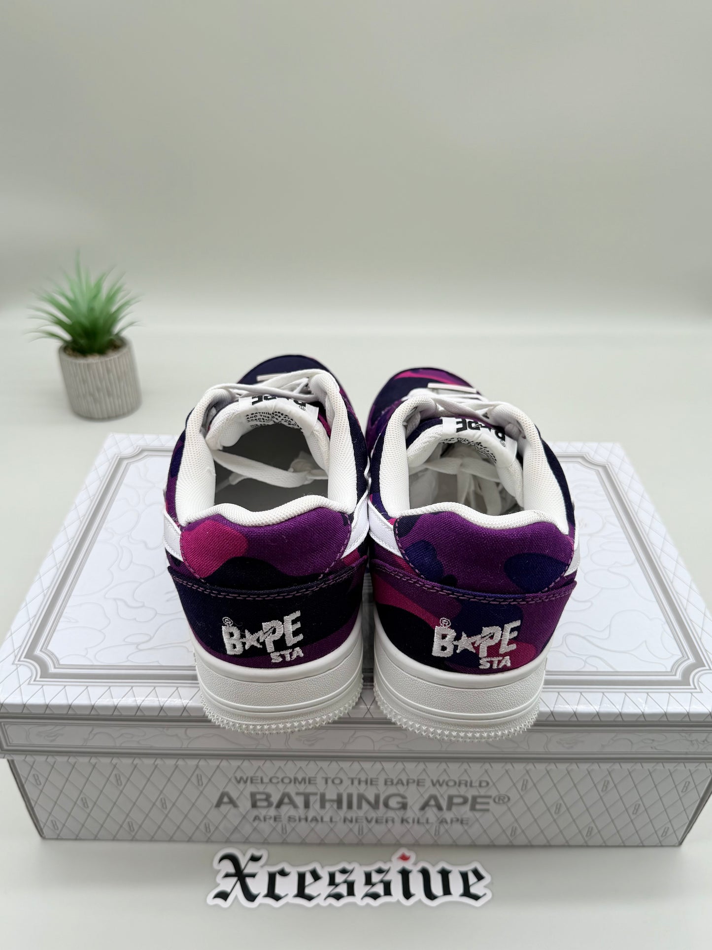 Bape Sta Low Camo Purple