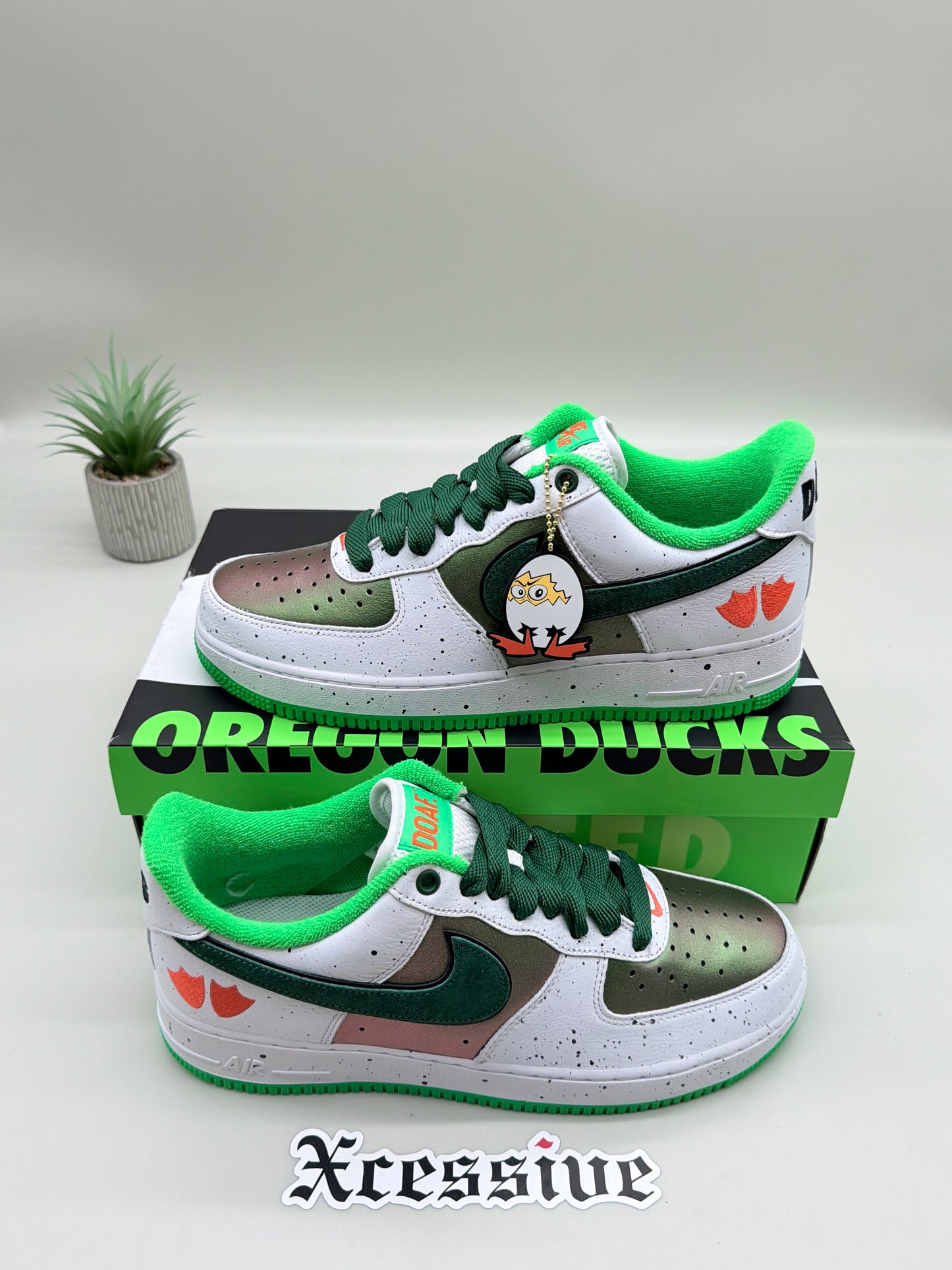 Nike Air Force 1 Oregon Ducks of a Feather Egg or Duck