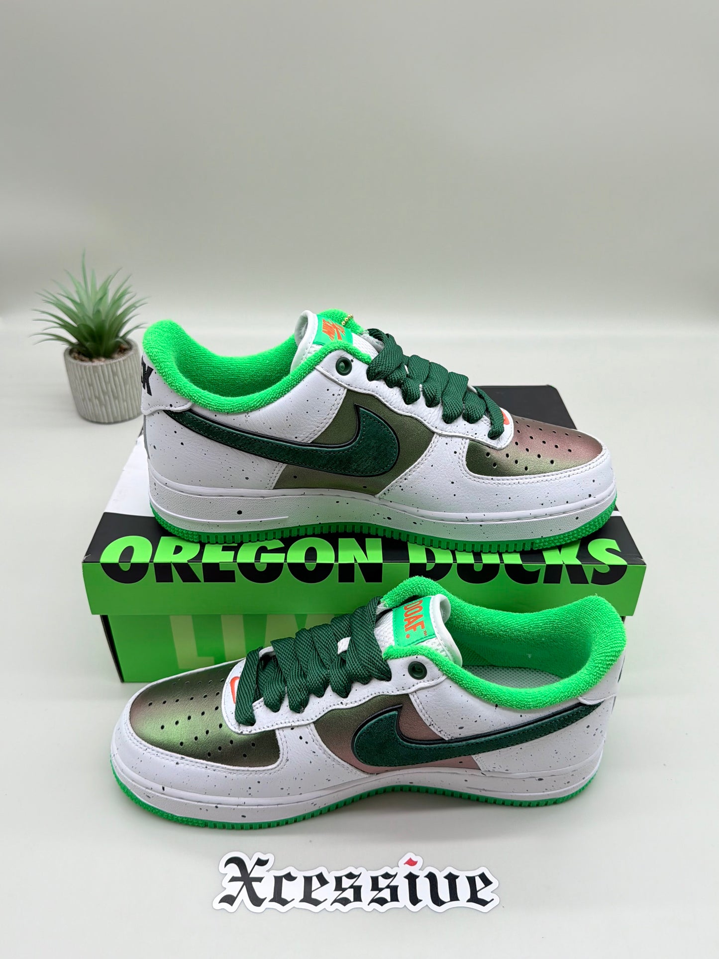 Nike Air Force 1 Oregon Ducks of a Feather Egg or Duck