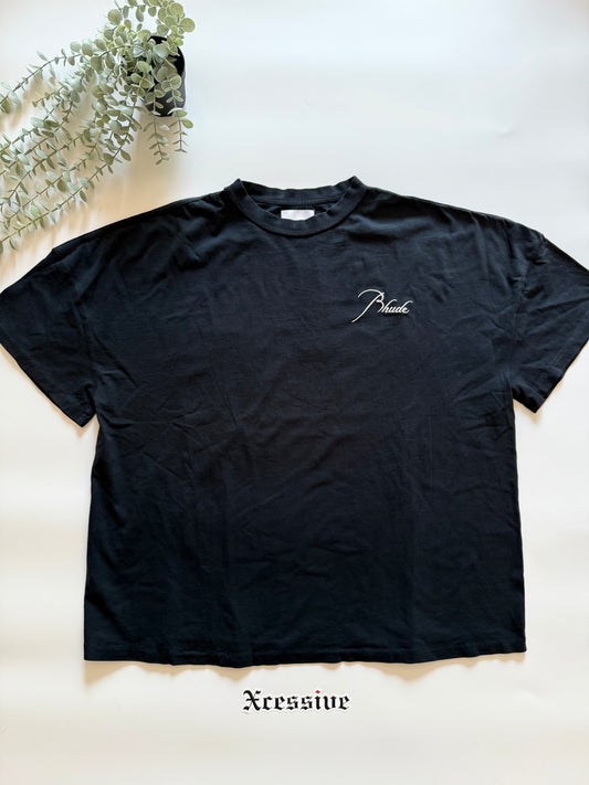 Rhude Reverse Tee Vintage Black