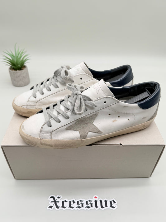 Golden Goose Super Star Navy Blue