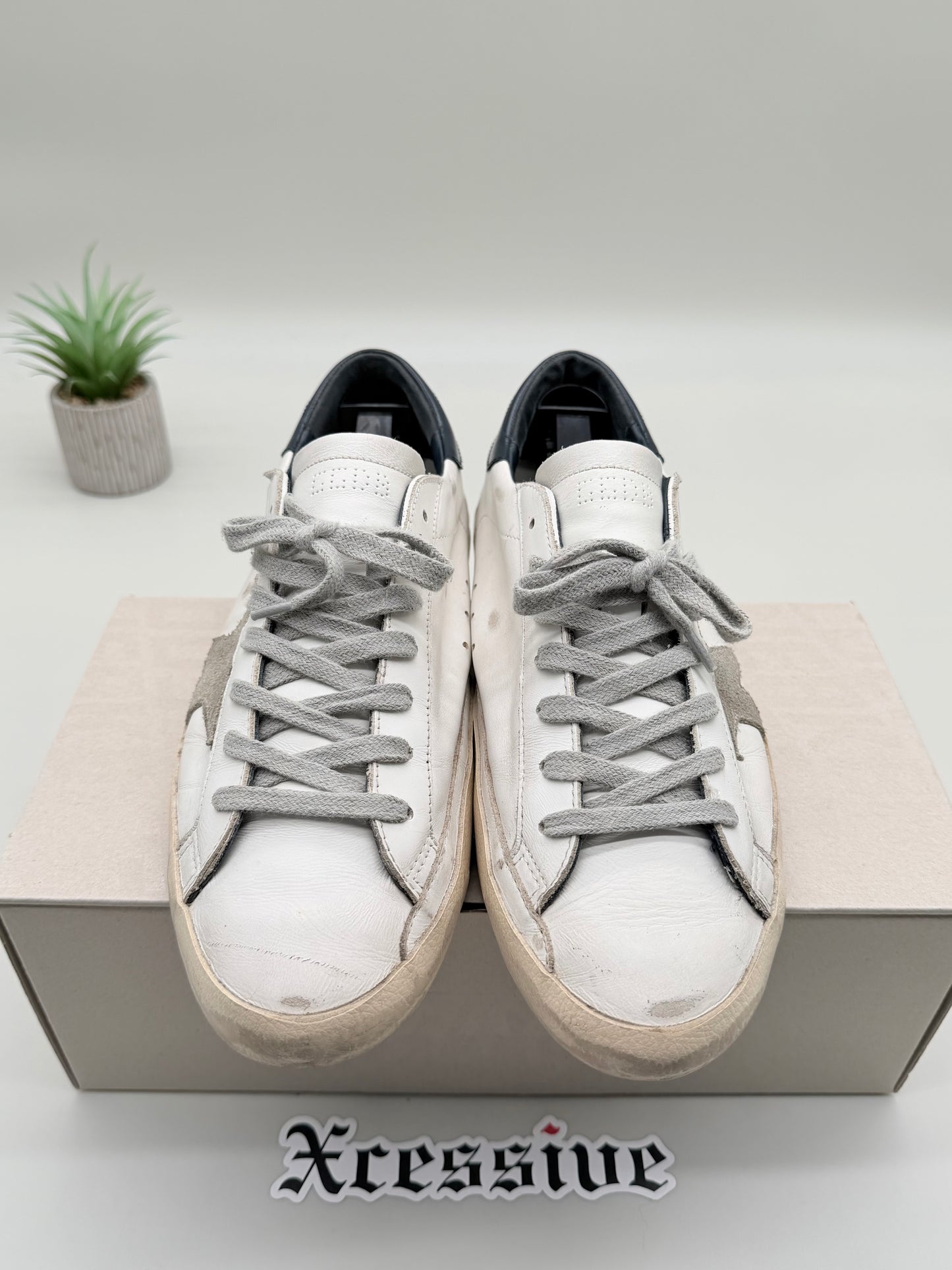 Golden Goose Super Star Navy Blue