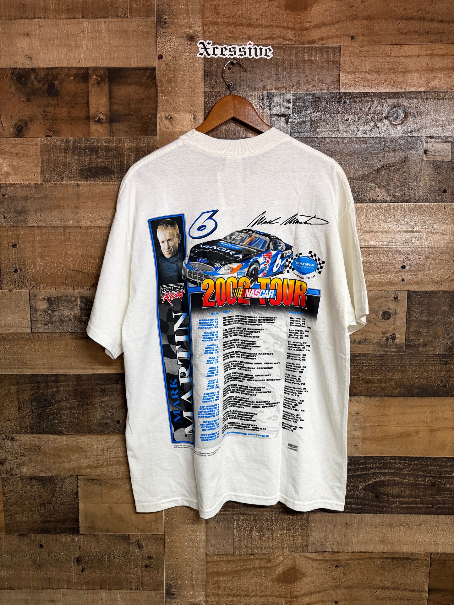 Y2K Mark Martin NASCAR Tee