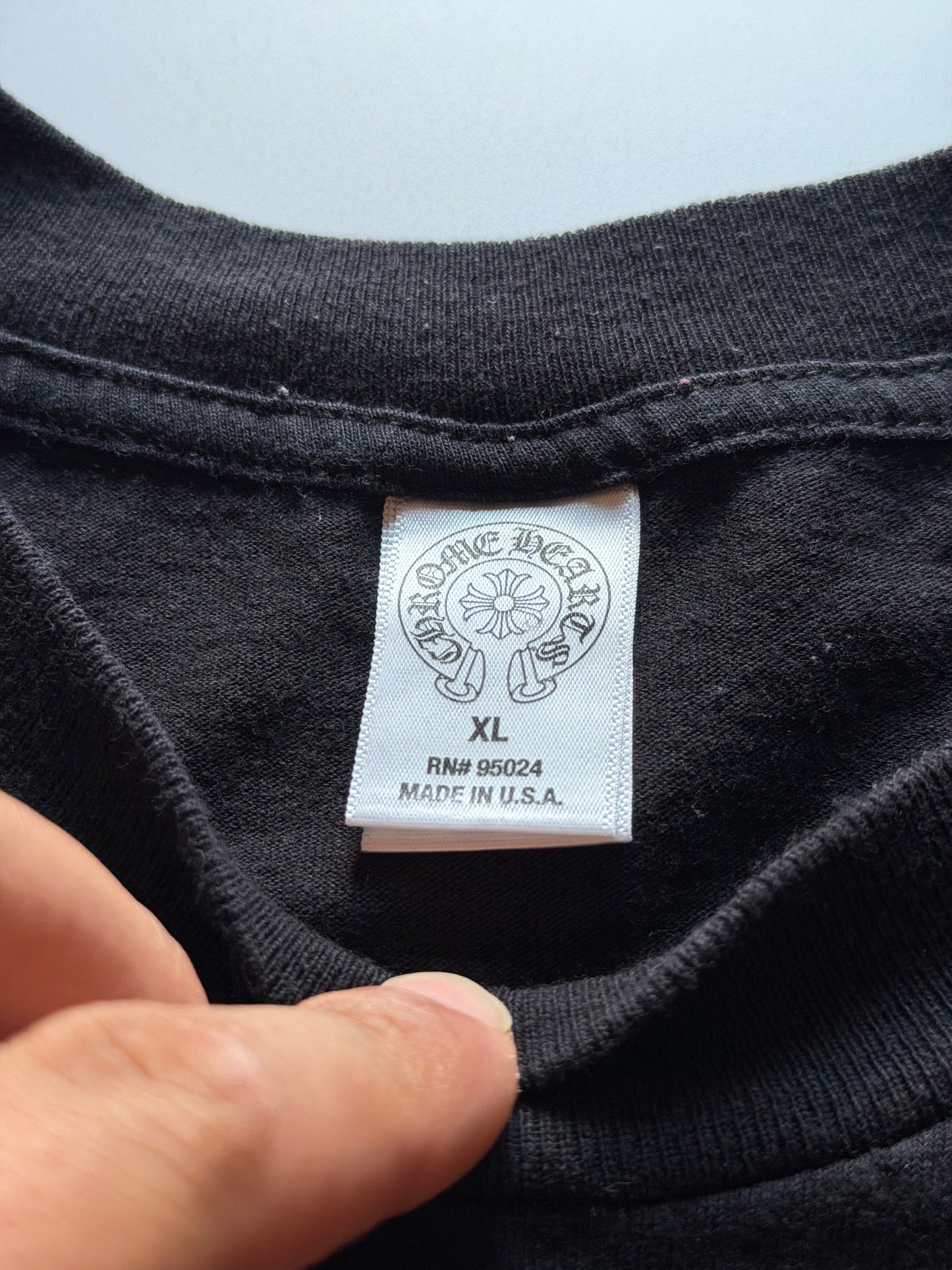 Chrome Hearts Cracked Horseshoe Logo Tee