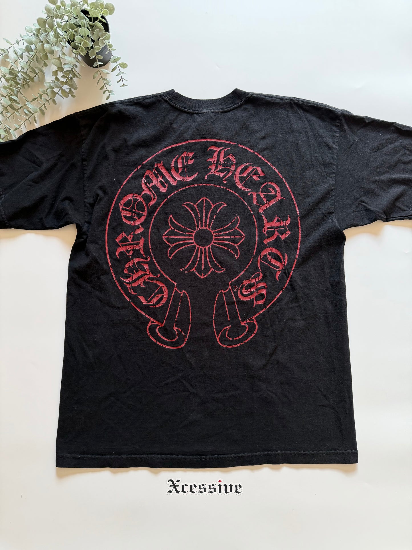 Chrome Hearts Cracked Horseshoe Logo Tee