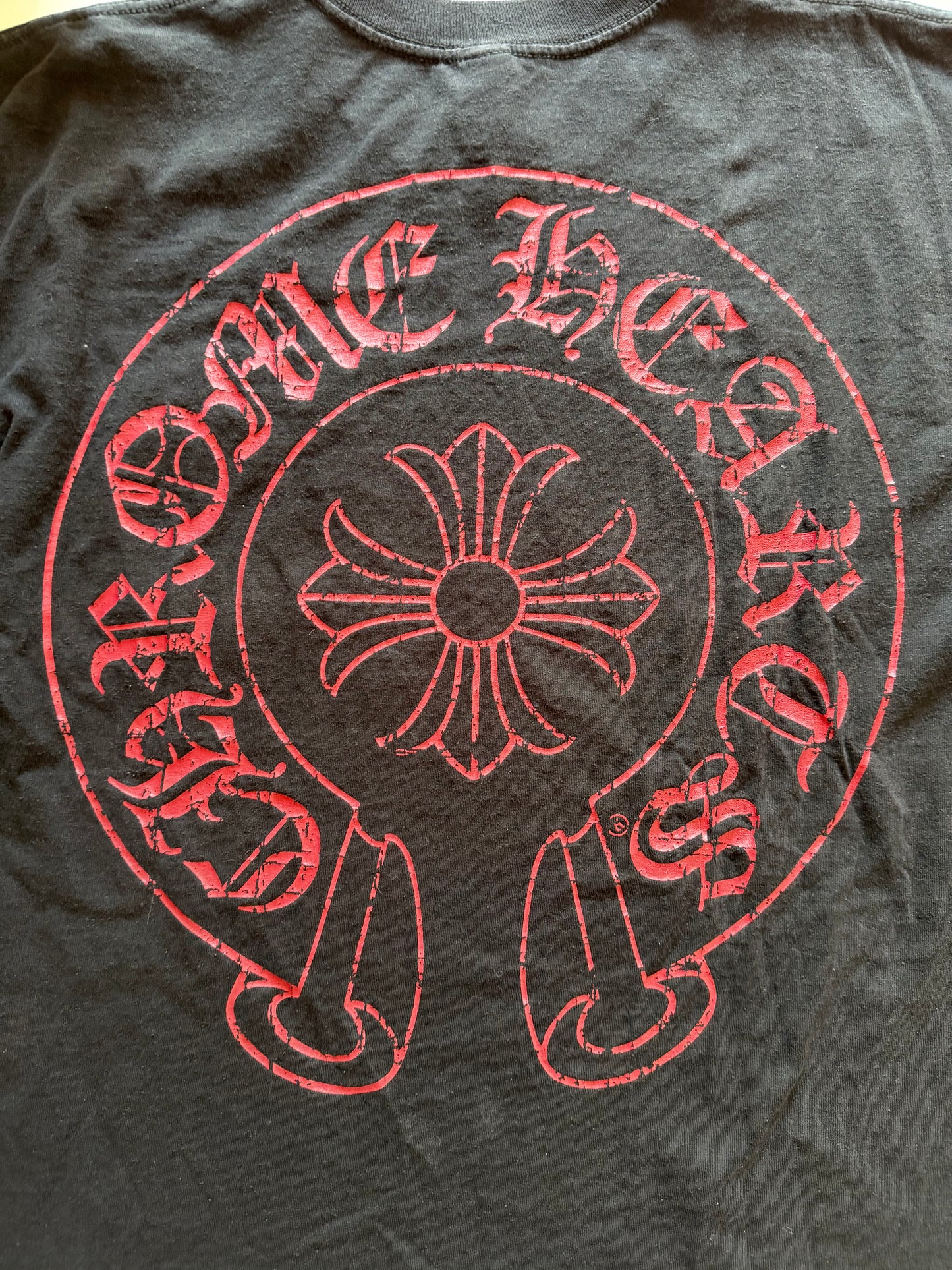 Chrome Hearts Cracked Horseshoe Logo Tee