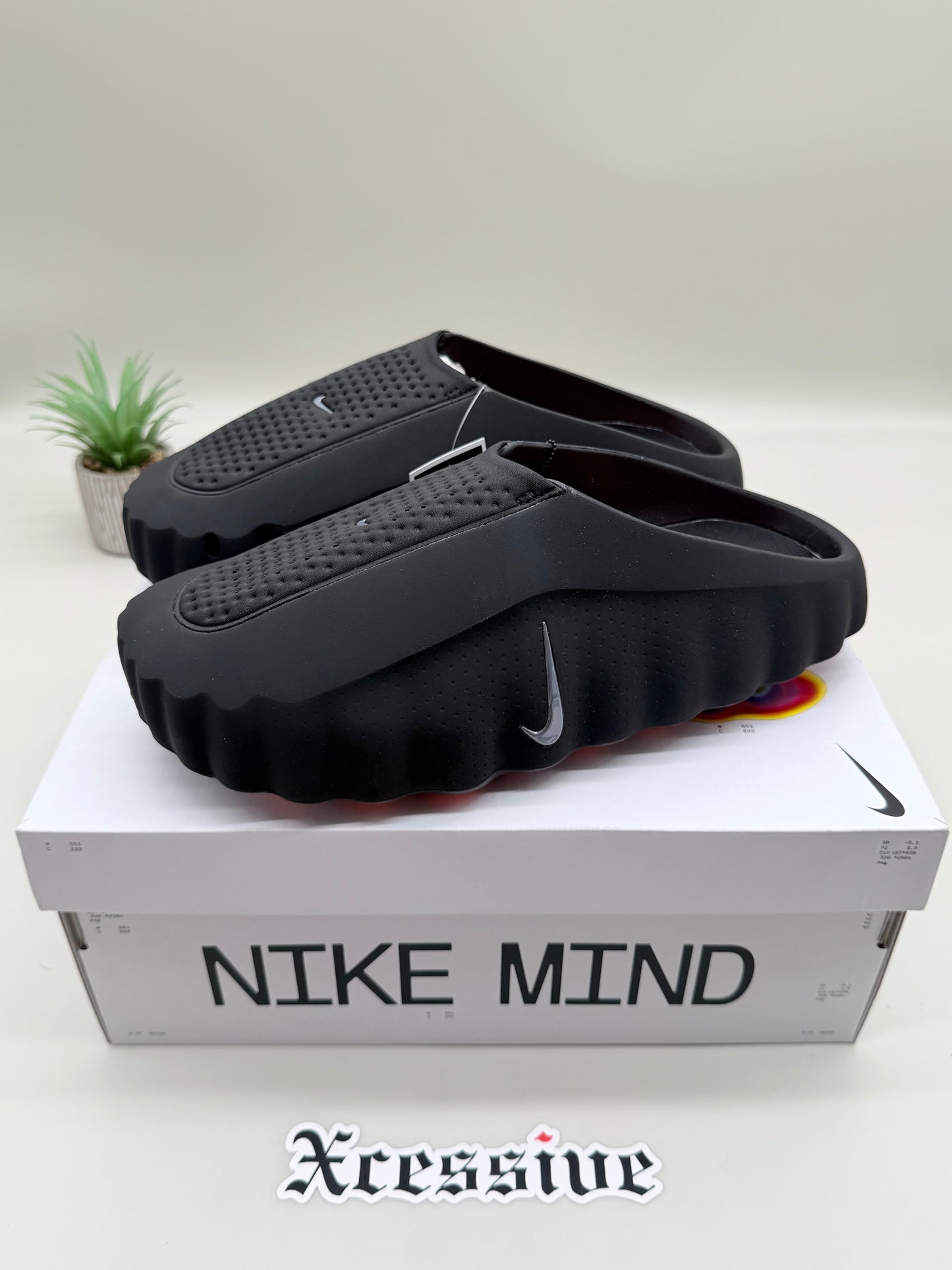 Nike Mind 001 Slide Black Chrome