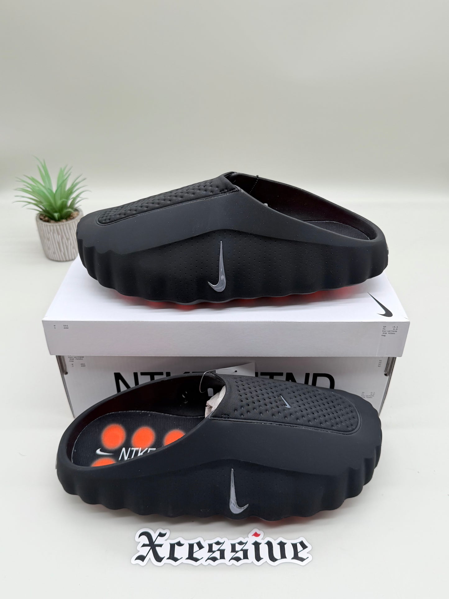 Nike Mind 001 Slide Black Chrome