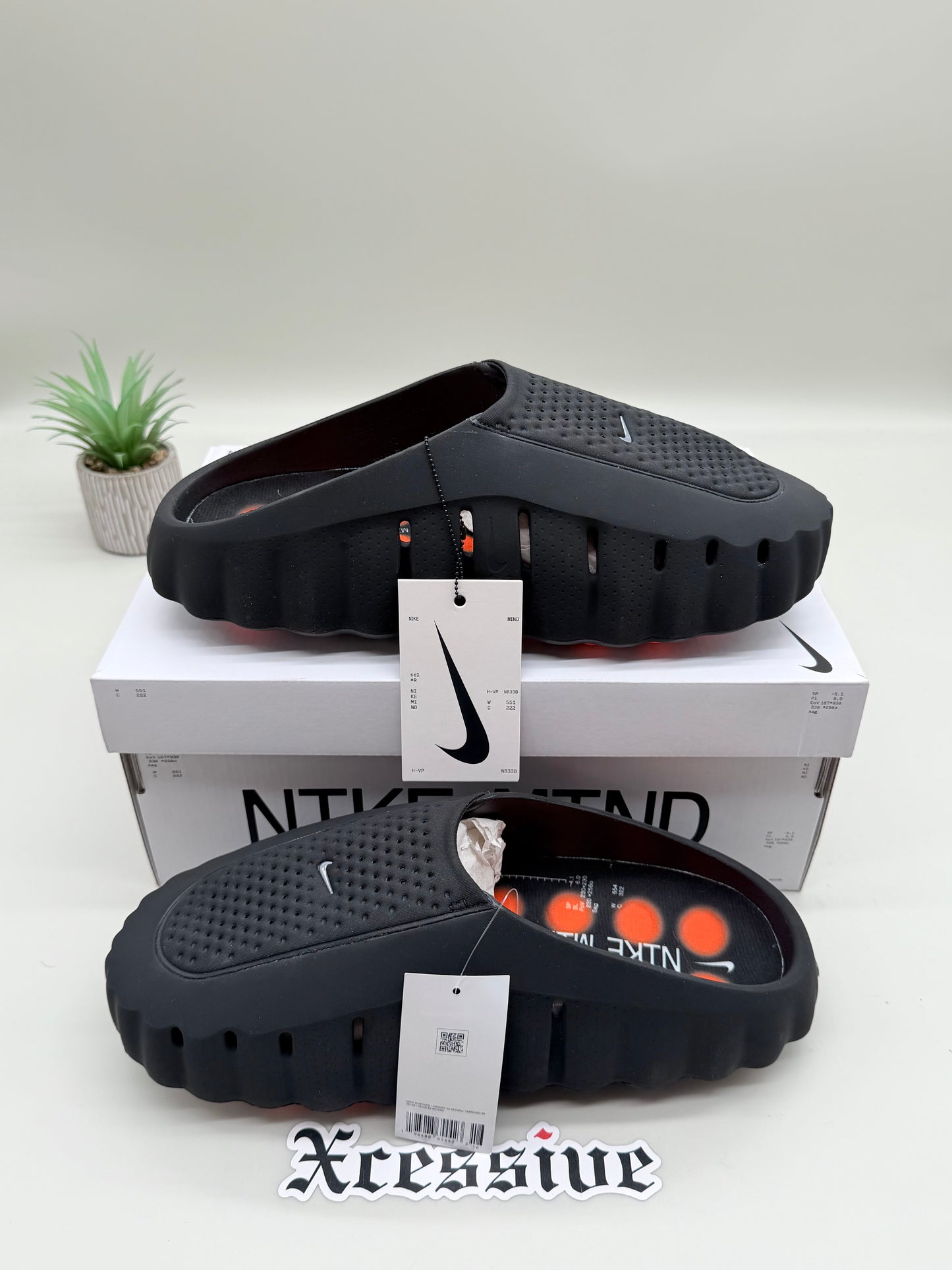 Nike Mind 001 Slide Black Chrome